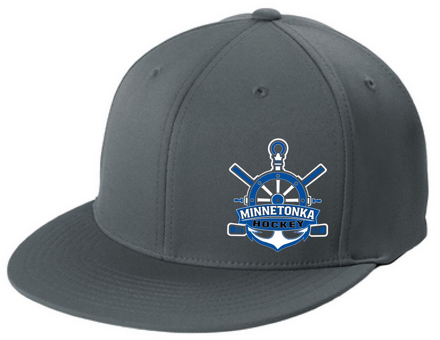 Hockey Flexfit Flatbill Fitted Hat