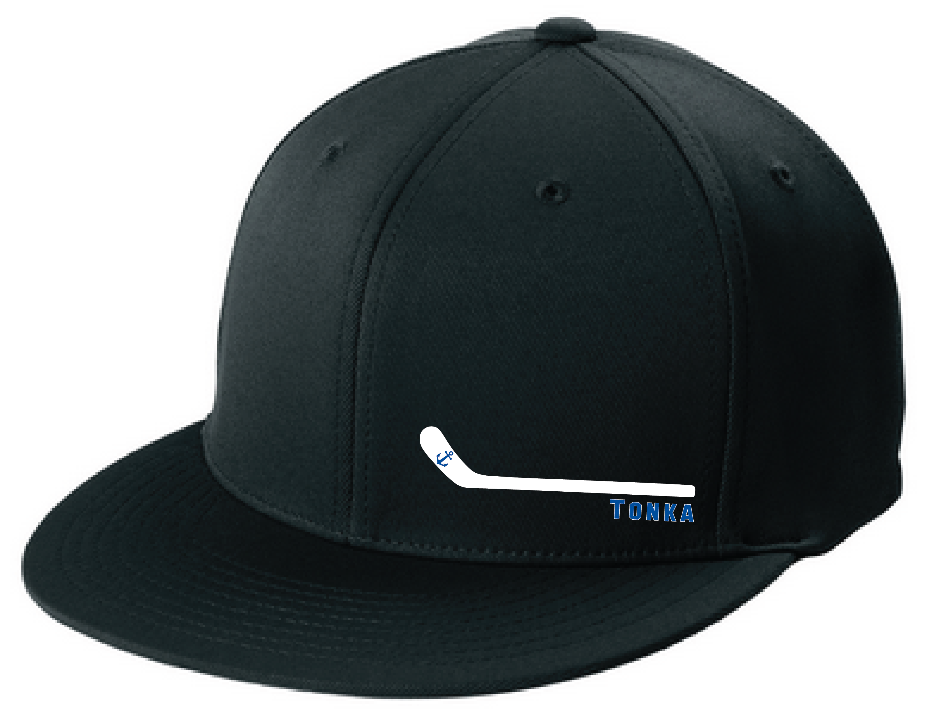 Hockey Flexfit Flatbill Fitted Hat