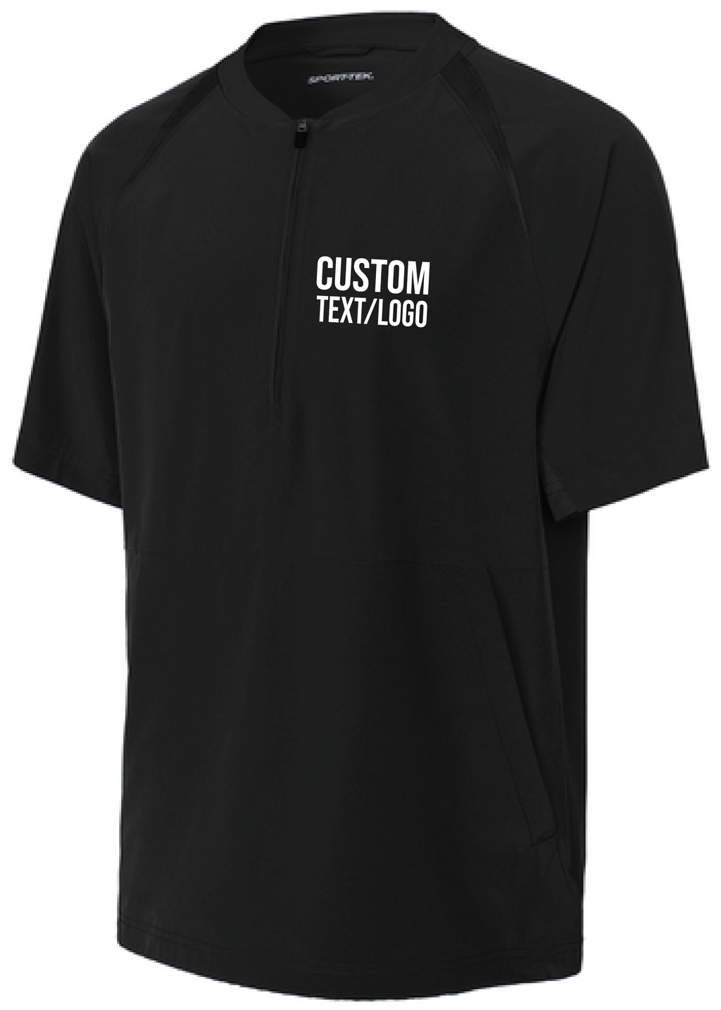 Custom Youth Repeat 1/2-Zip Short Sleeve Cage Jacket