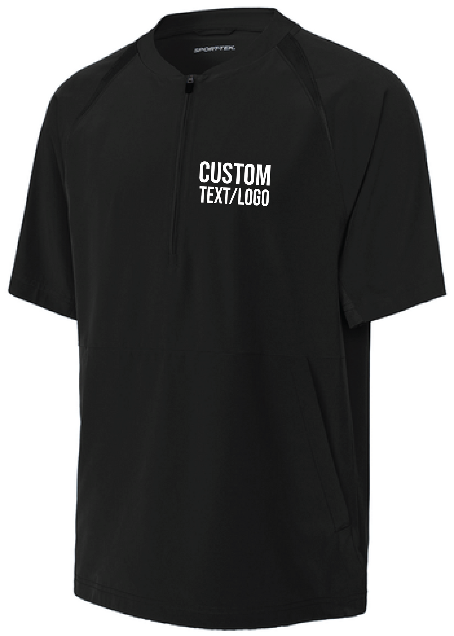Custom Youth Repeat 1/2-Zip Short Sleeve Cage Jacket