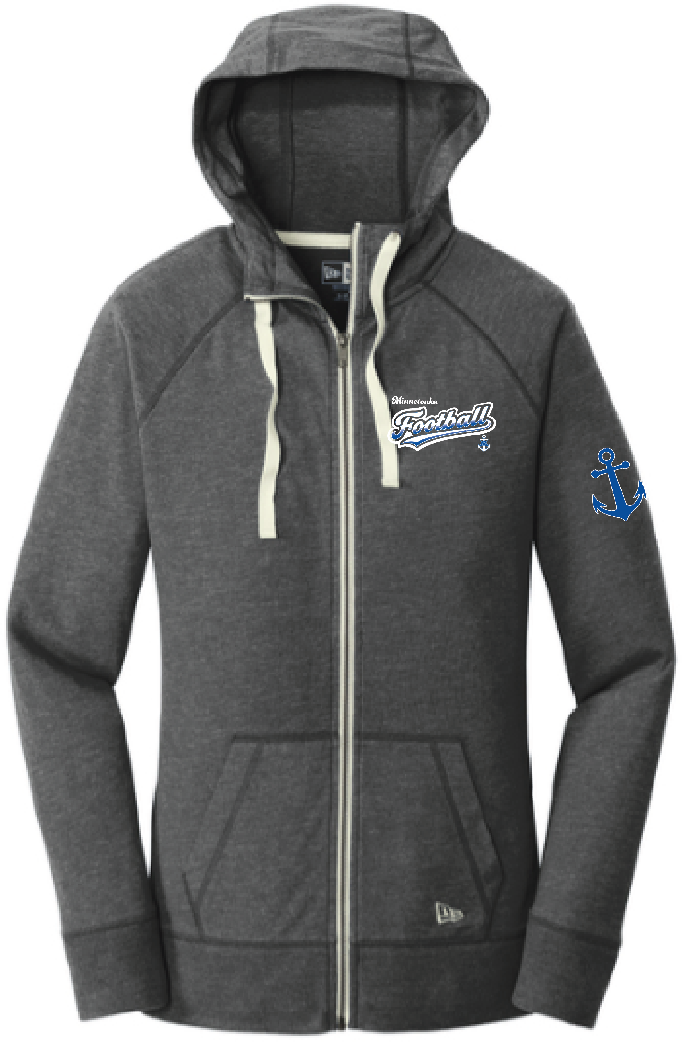 Women's TFA New Era Sueded Cotton Blend Full-Zip Hoodie