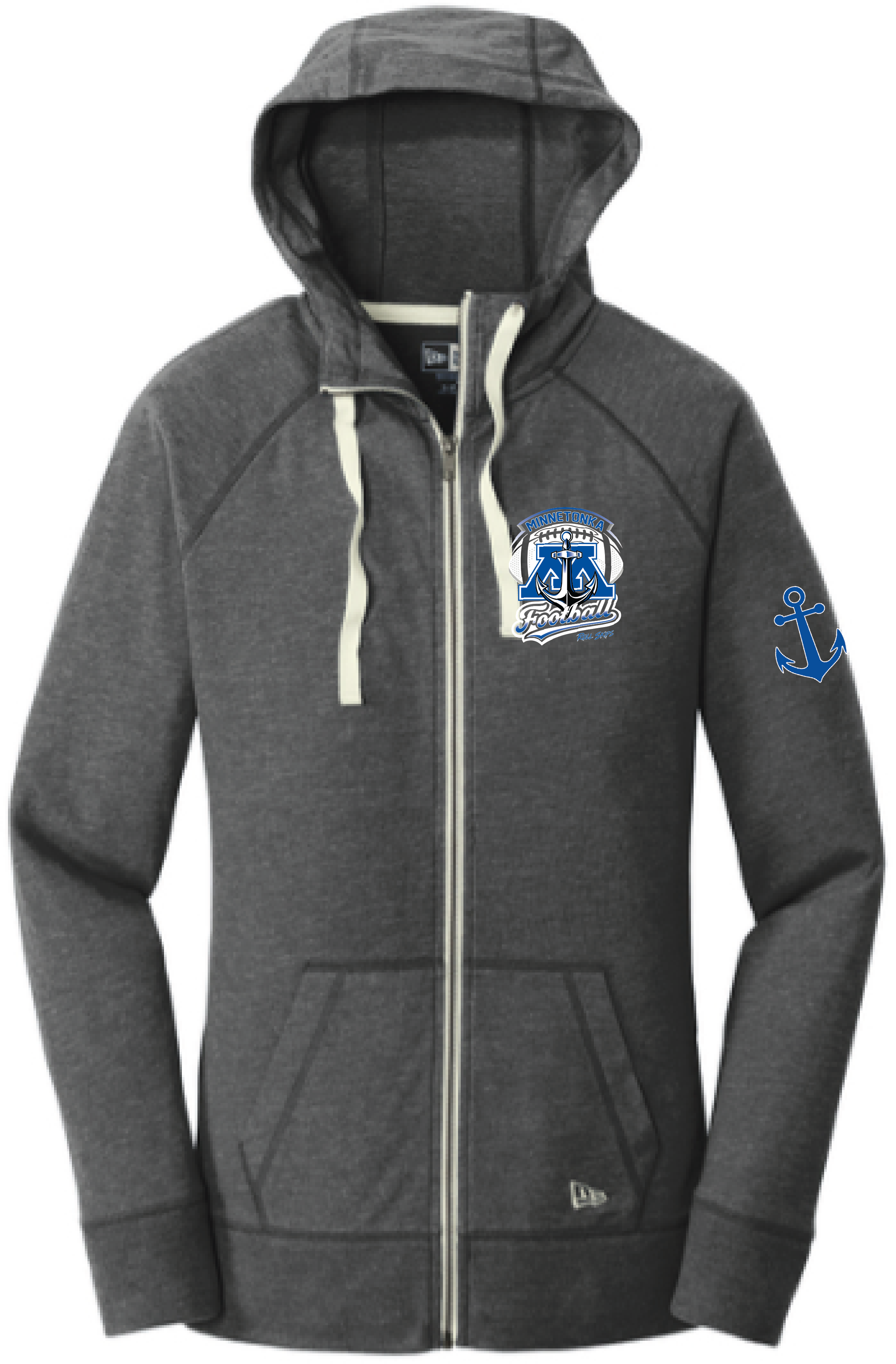 Women's TFA New Era Sueded Cotton Blend Full-Zip Hoodie