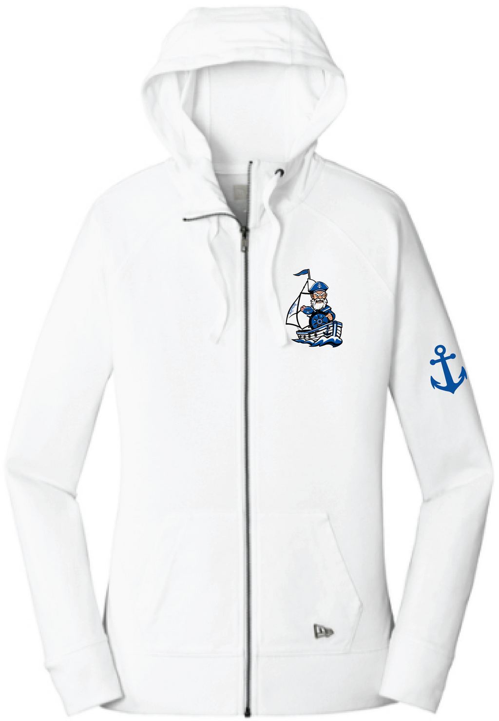 Women's TFA New Era Sueded Cotton Blend Full-Zip Hoodie