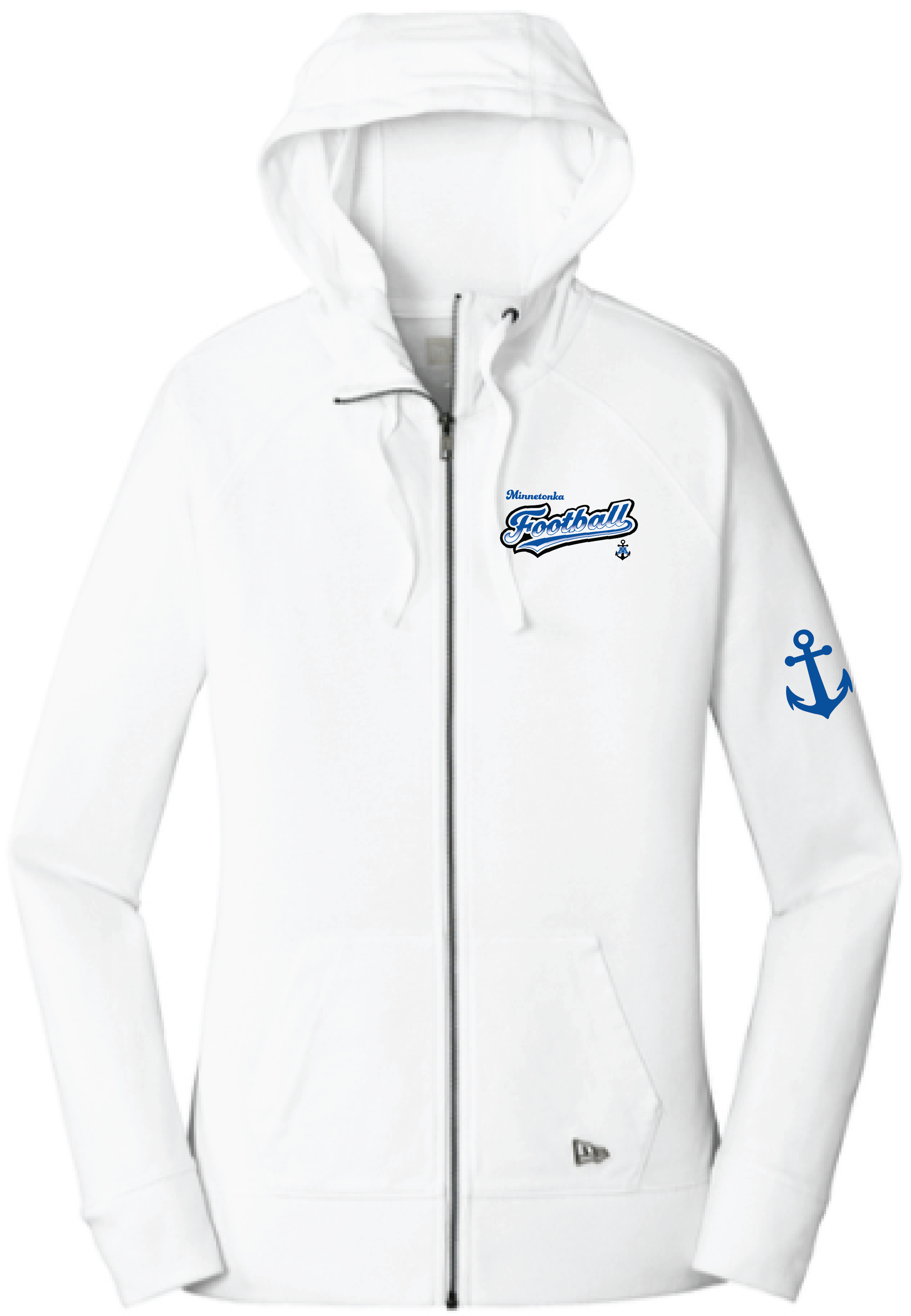 Women's TFA New Era Sueded Cotton Blend Full-Zip Hoodie