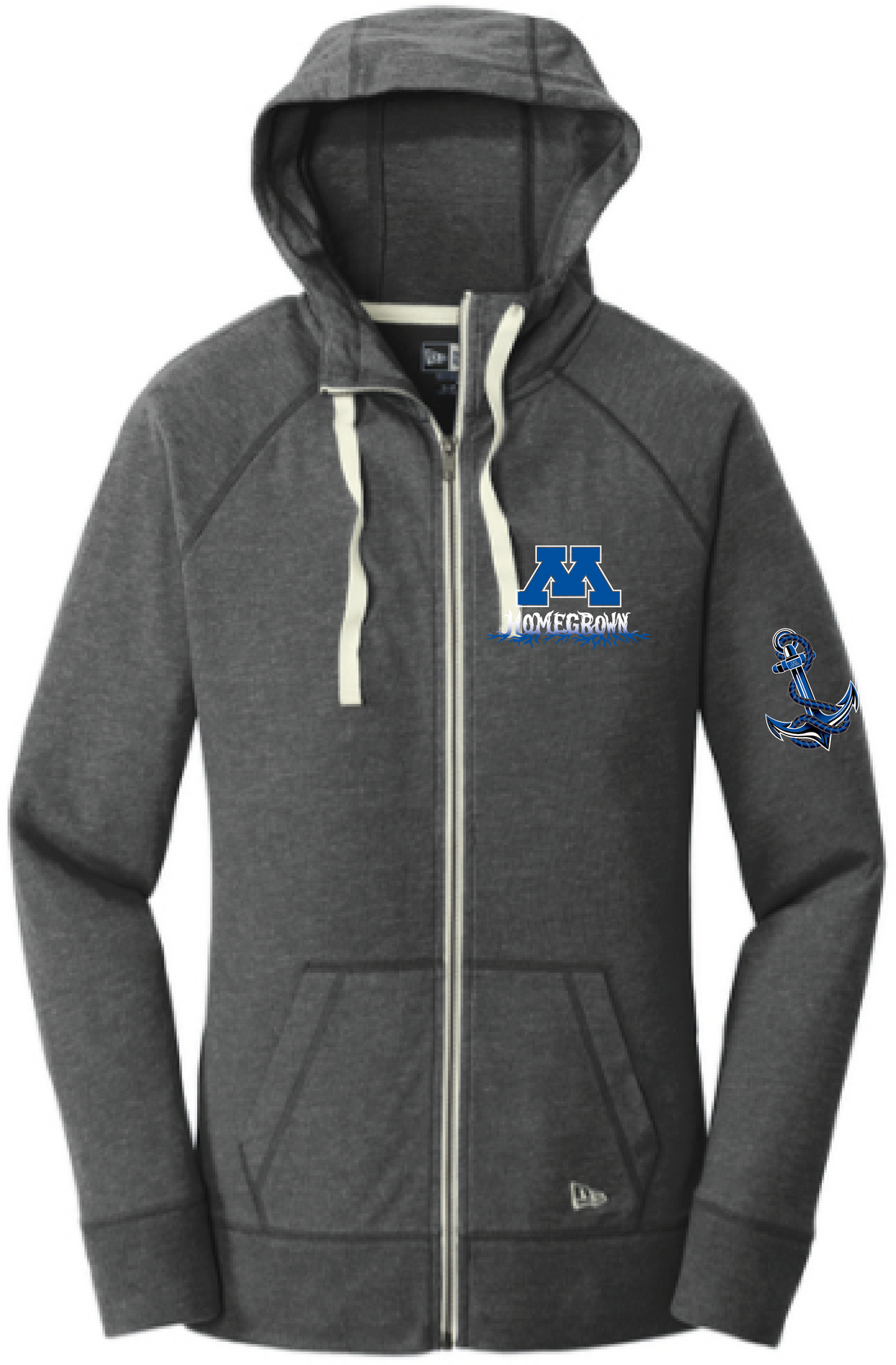 Women's TFA New Era Sueded Cotton Blend Full-Zip Hoodie
