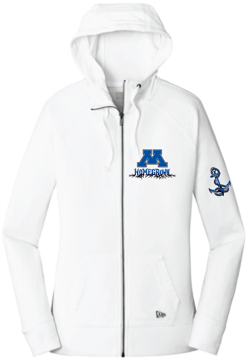 Women's TFA New Era Sueded Cotton Blend Full-Zip Hoodie