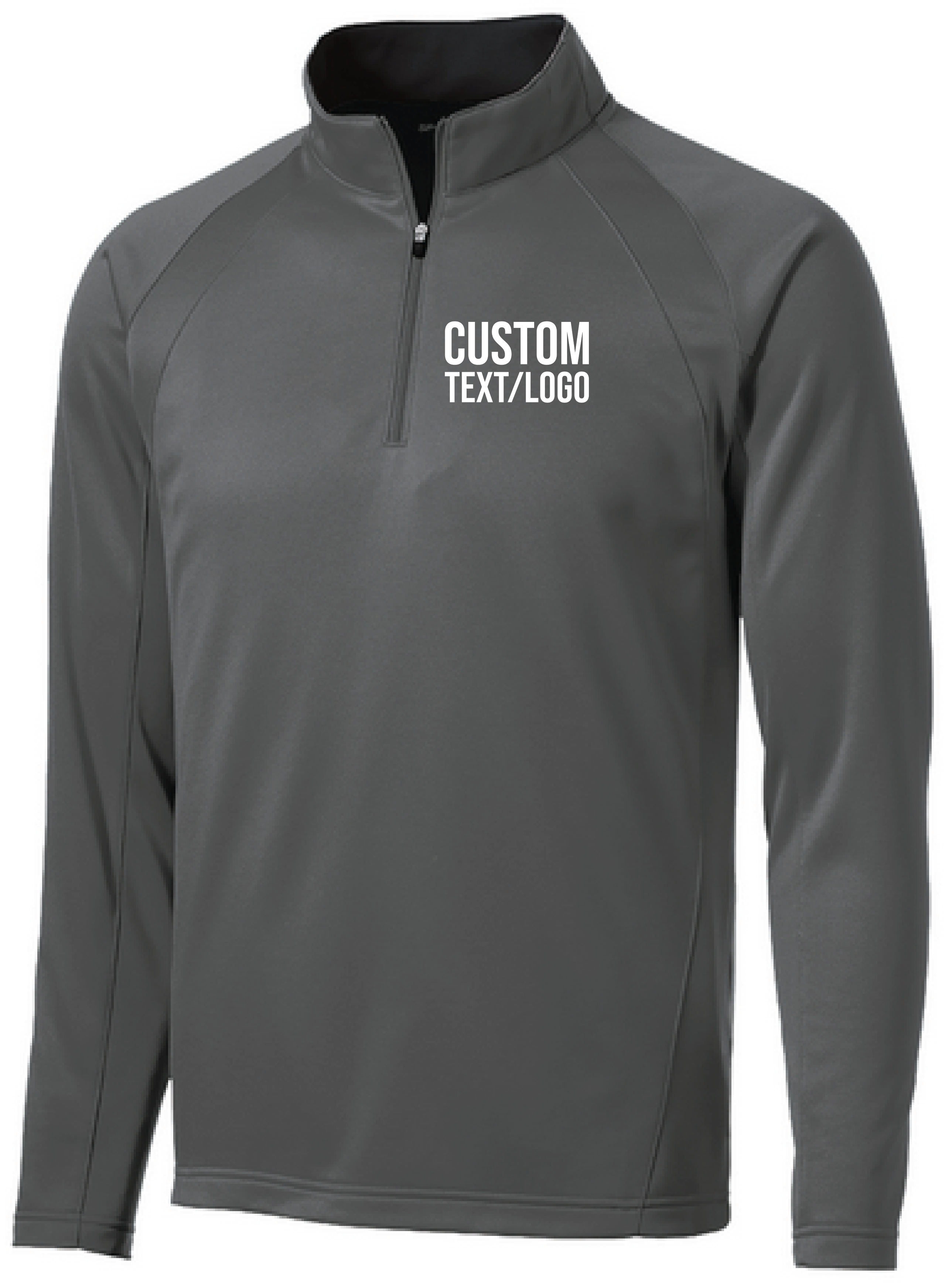 Custom Men's 1/4 Zip Peformance Fleece Pullover