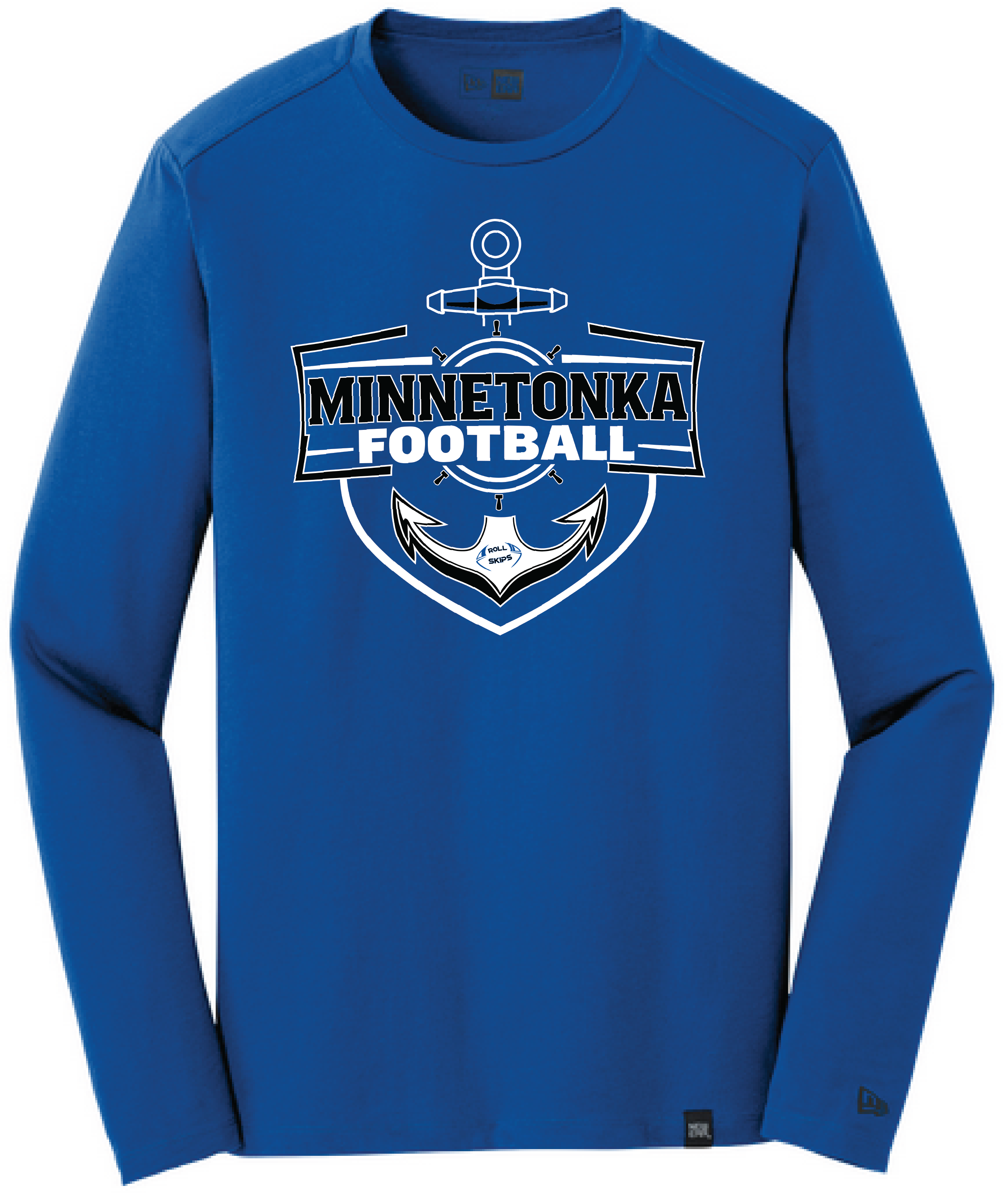 Football Men's New Era Comfort Blend Long Sleeve Tee