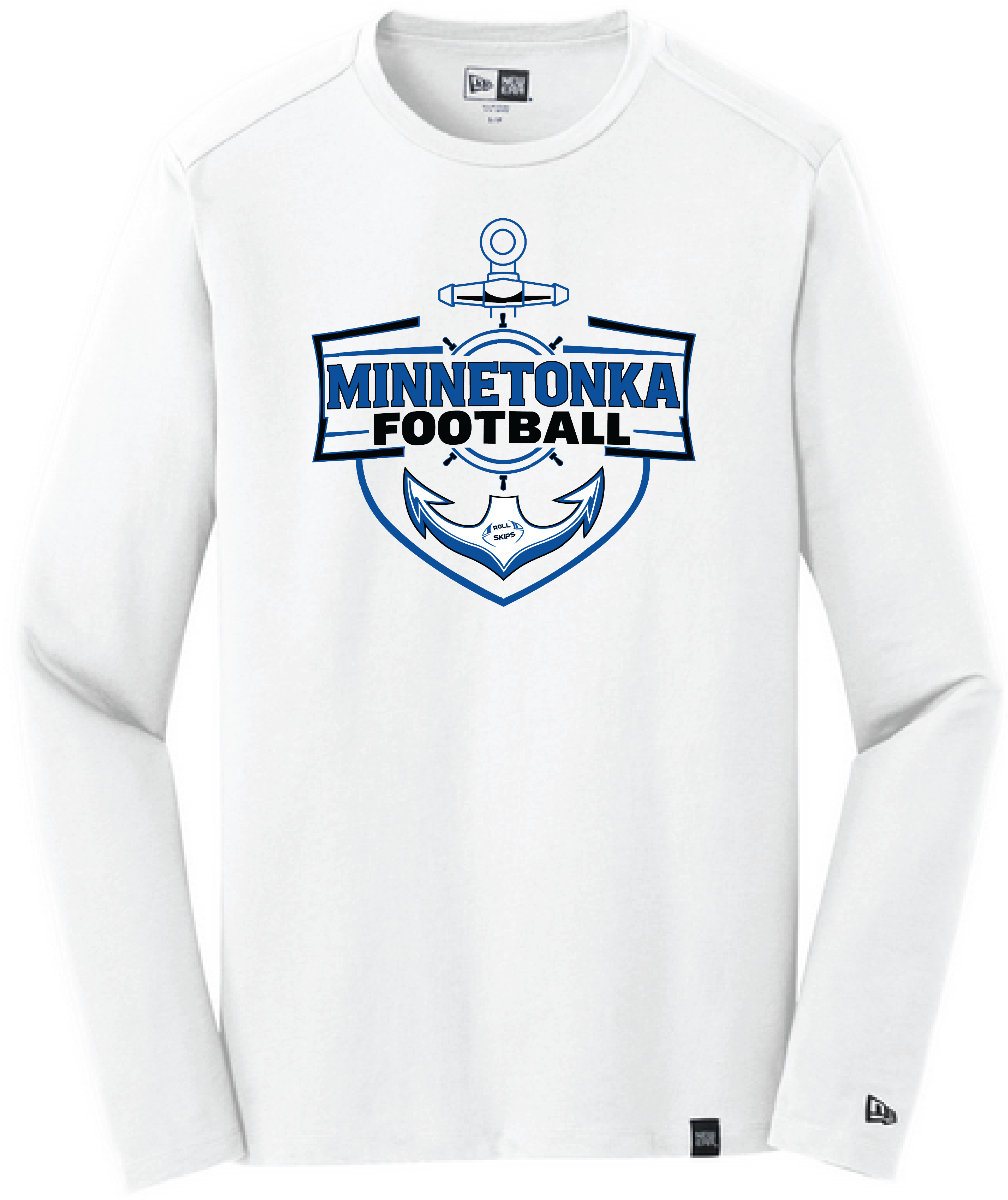 Football Men's New Era Comfort Blend Long Sleeve Tee