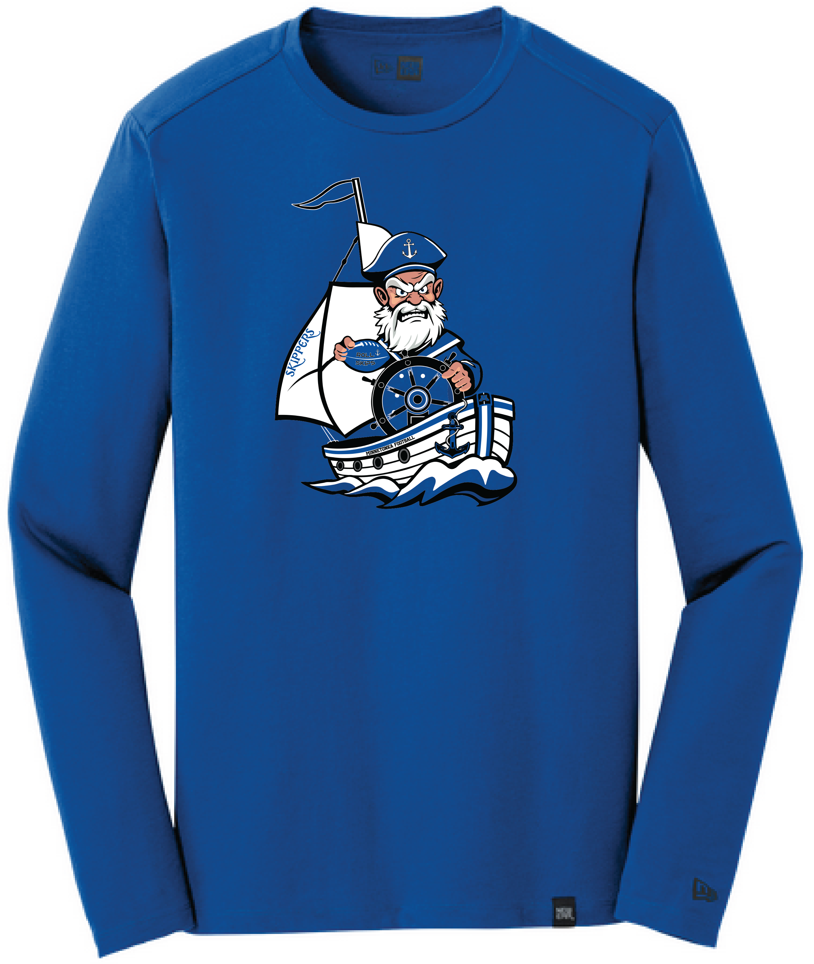 Football Men's New Era Comfort Blend Long Sleeve Tee