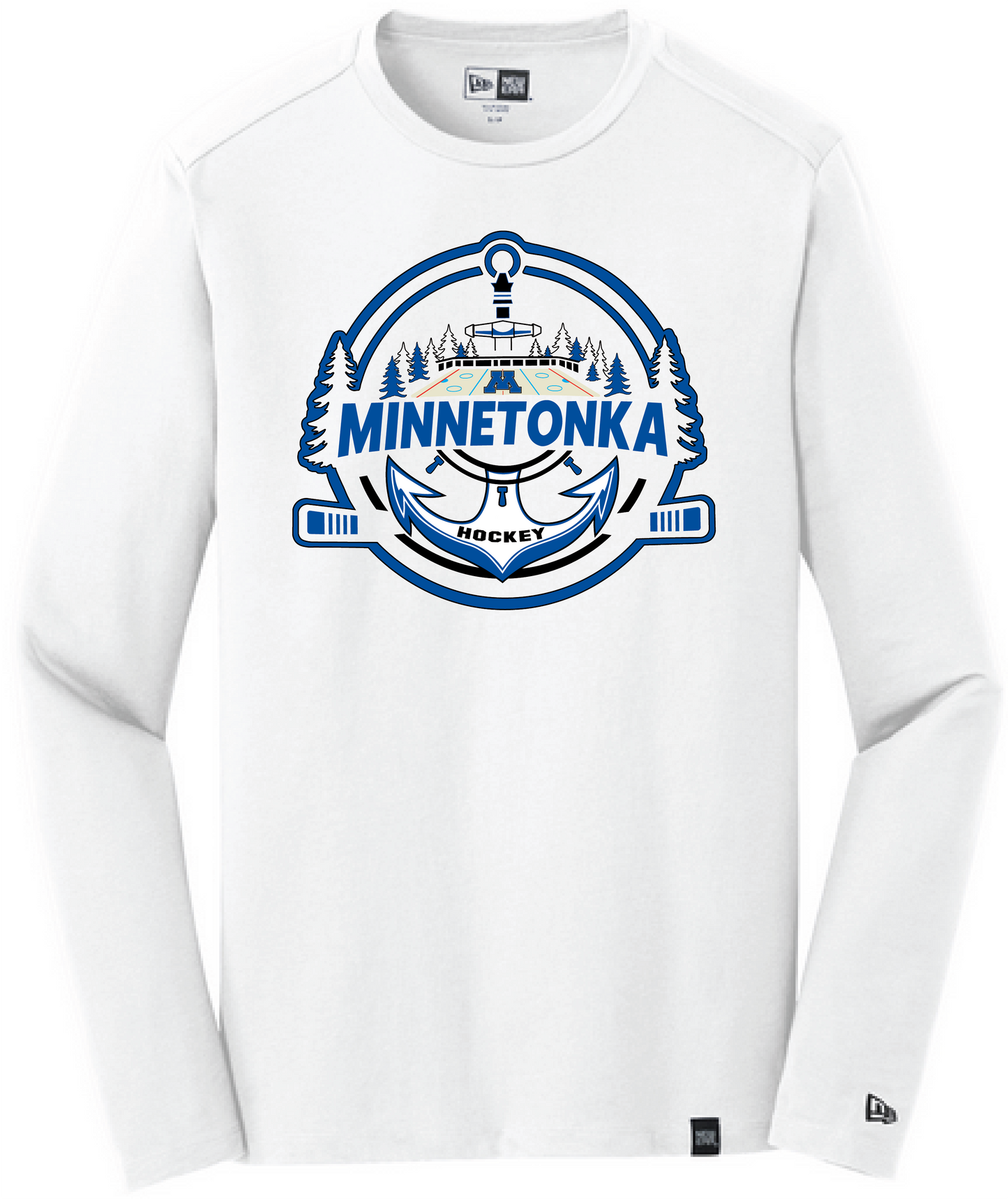 Tonka Hockey Men's New Era Heritage Blend Long Sleeve Crew Tee