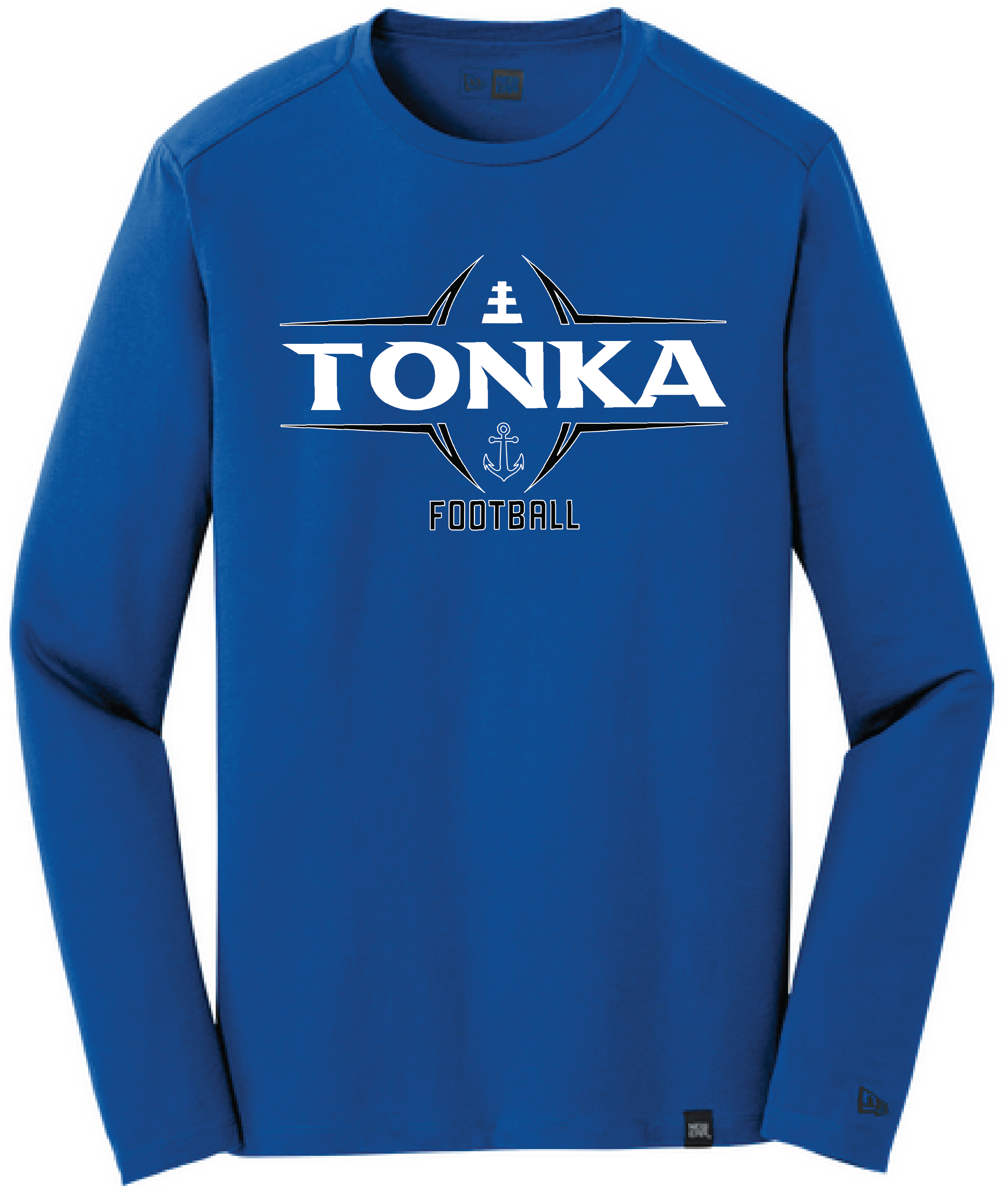 Football Men's New Era Comfort Blend Long Sleeve Tee