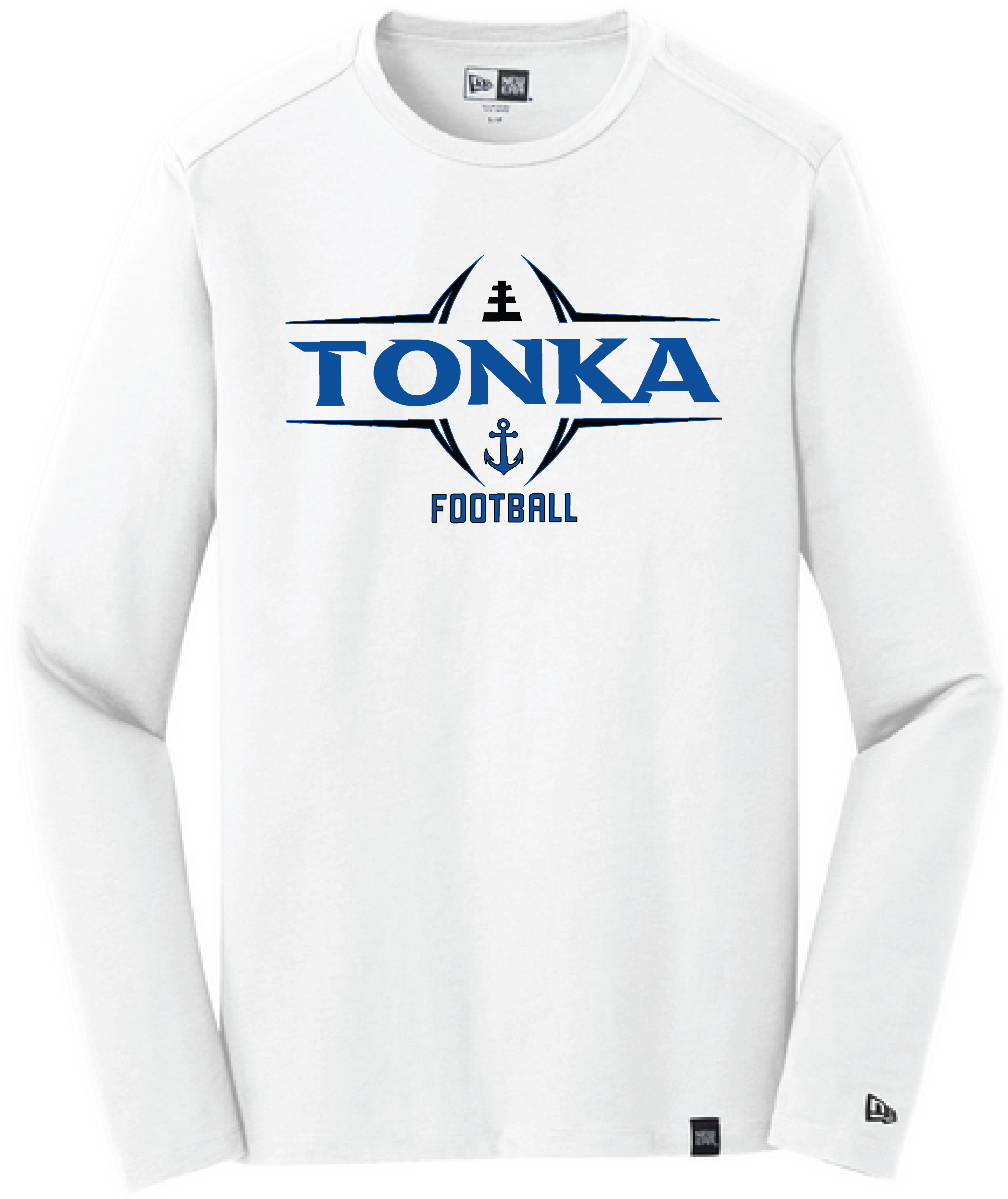 Football Men's New Era Comfort Blend Long Sleeve Tee