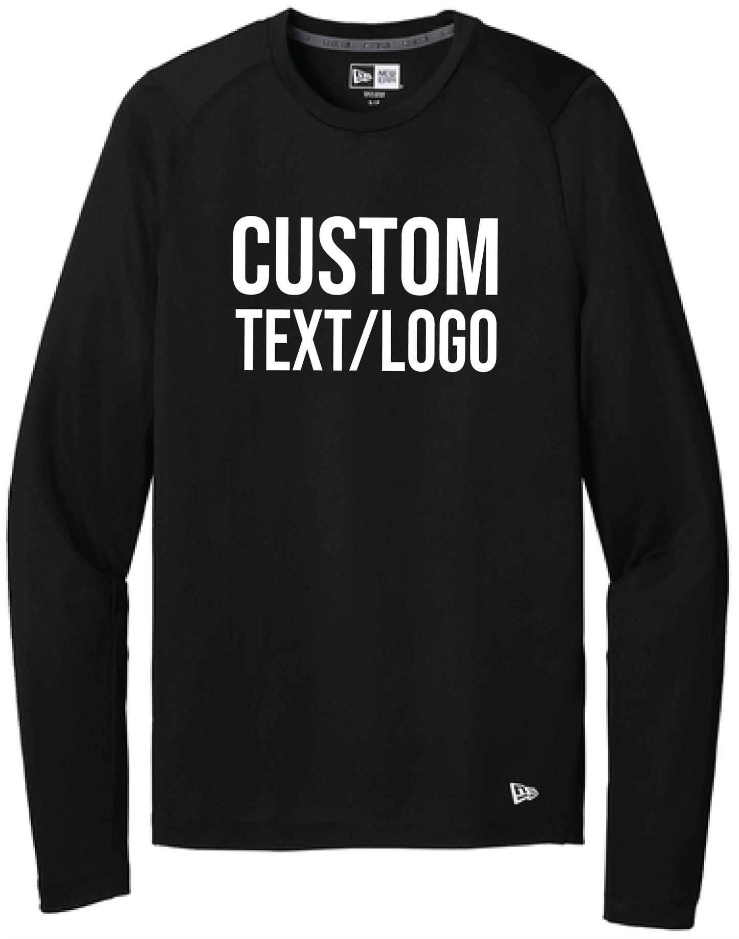 Custom Men's New Era Series Performance Long Sleeve Crew Tee