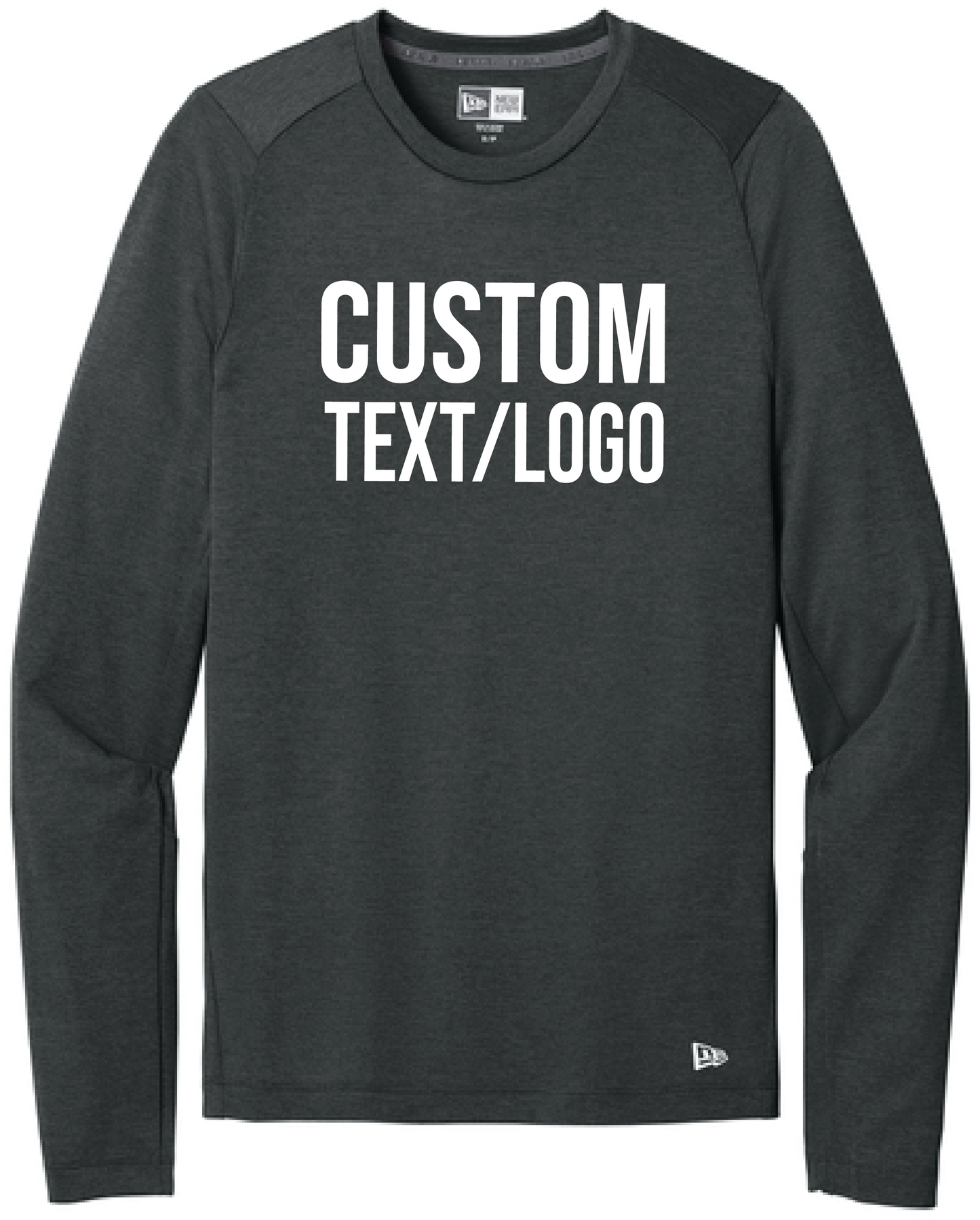 Custom Men's New Era Series Performance Long Sleeve Crew Tee