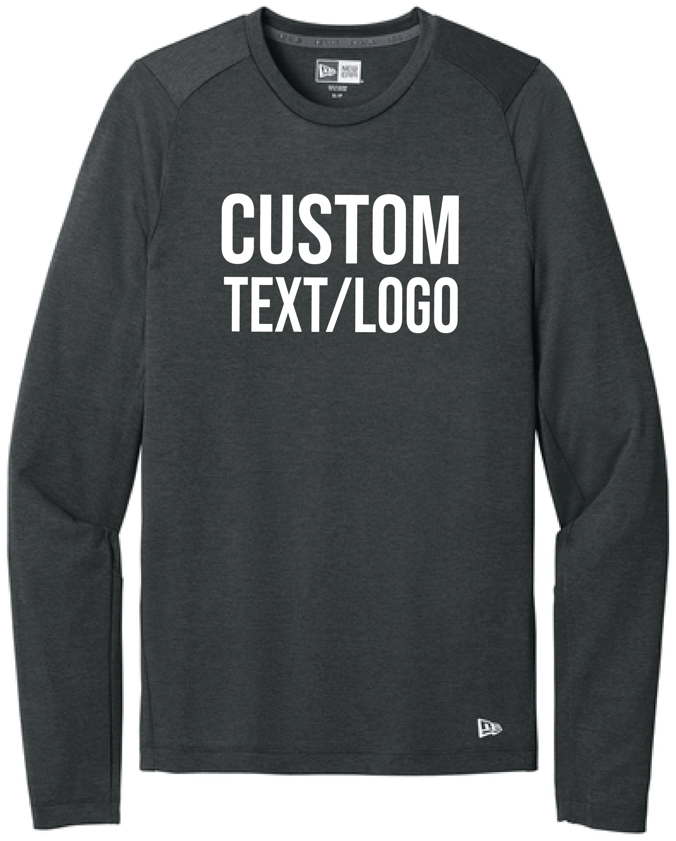 Custom Men's New Era Series Performance Long Sleeve Crew Tee