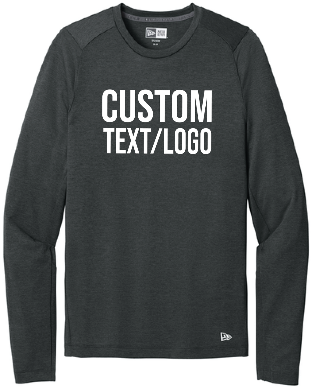 Custom Men's New Era Series Performance Long Sleeve Crew Tee