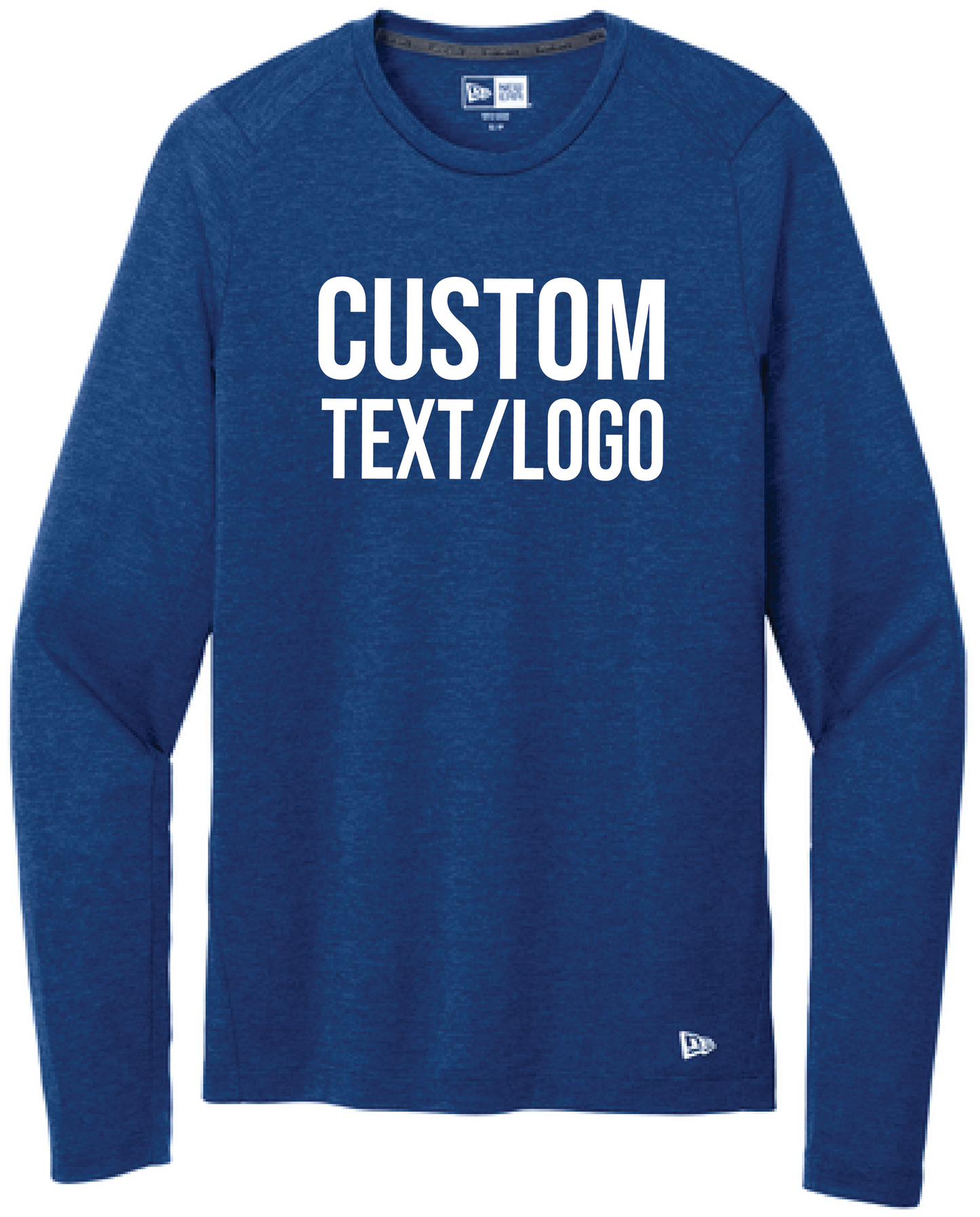 Custom Men's New Era Series Performance Long Sleeve Crew Tee