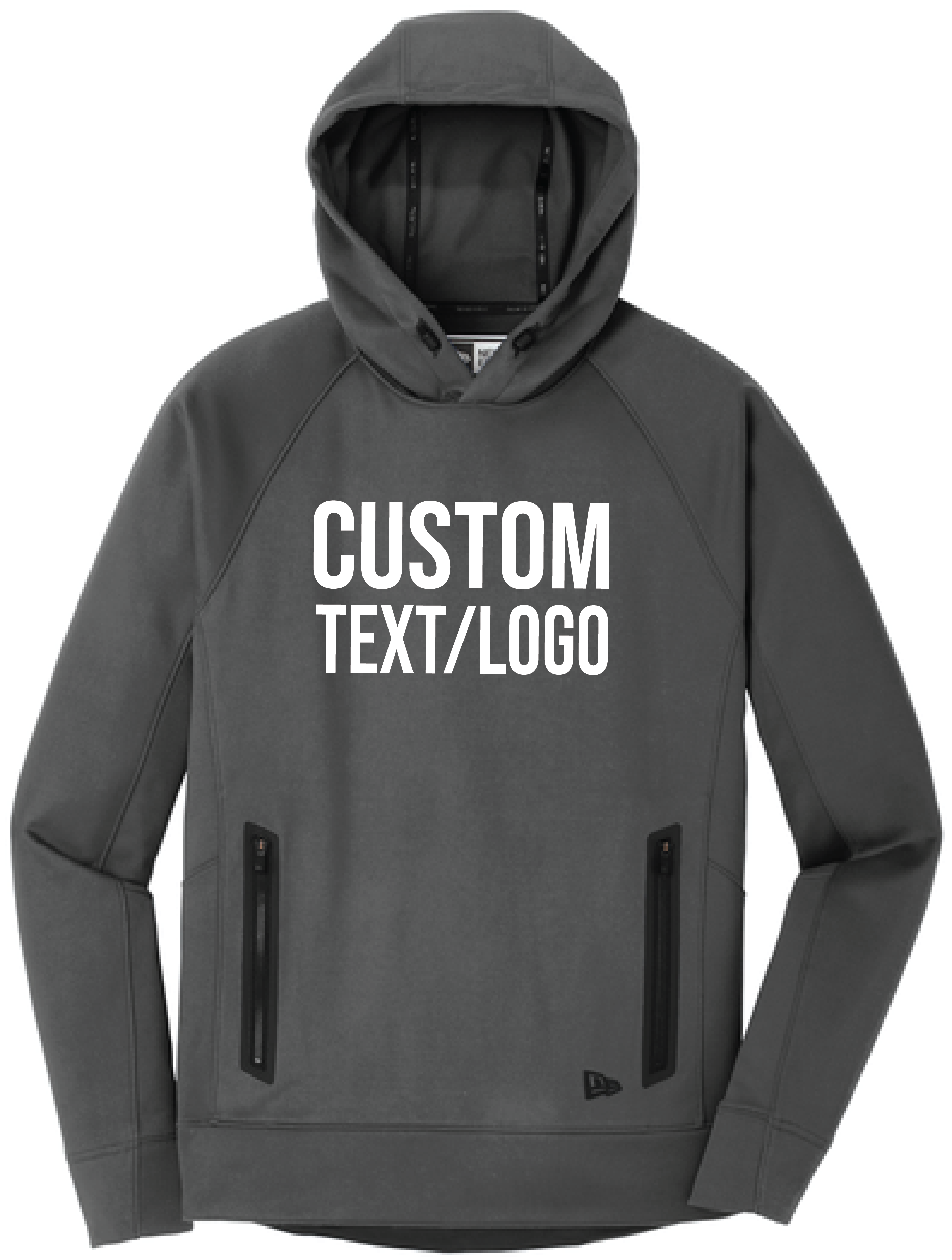 Custom Men's New Era Venue Fleece Pullover Hoodie