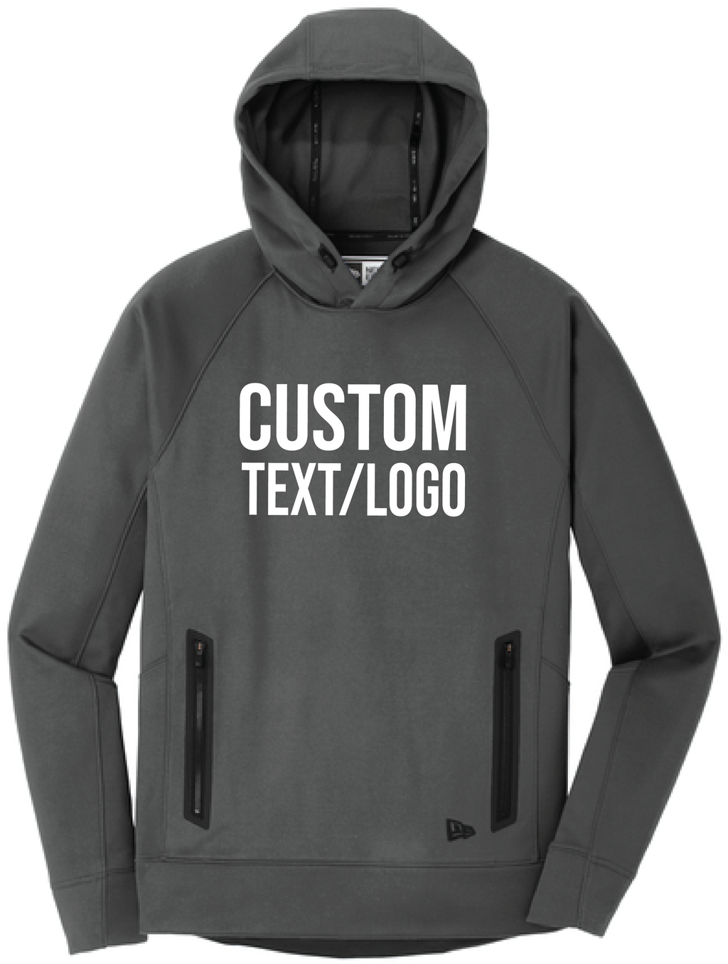 Custom Men's New Era Venue Fleece Pullover Hoodie