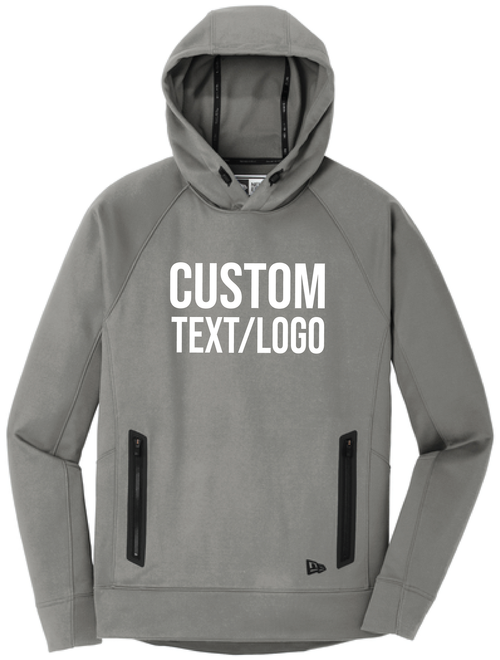 Custom Men's New Era Venue Fleece Pullover Hoodie