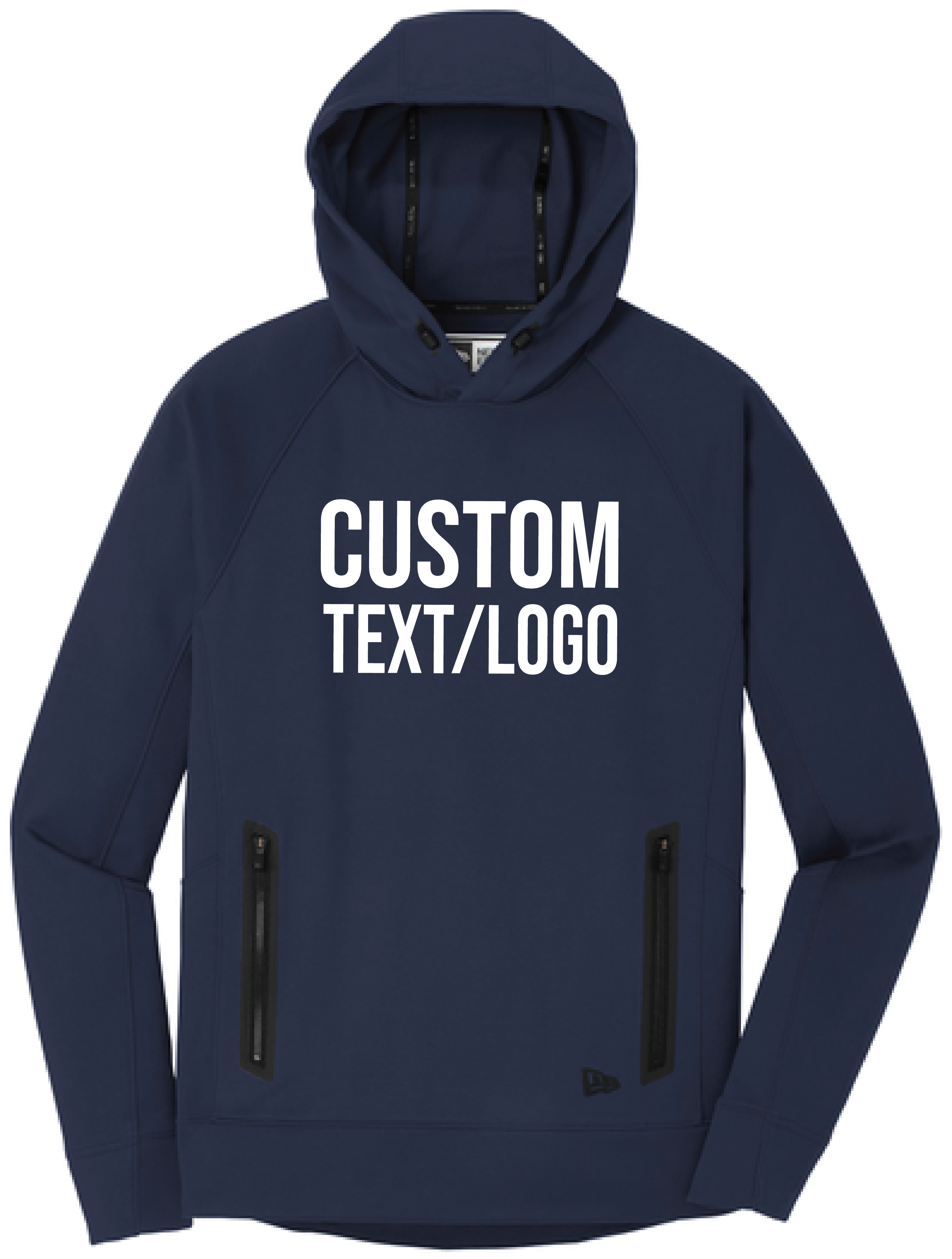 Custom Men's New Era Venue Fleece Pullover Hoodie