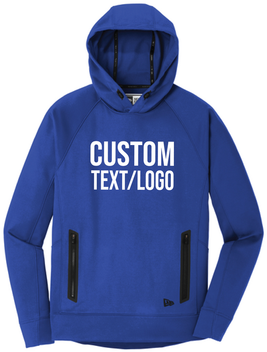Custom Men's New Era Venue Fleece Pullover Hoodie