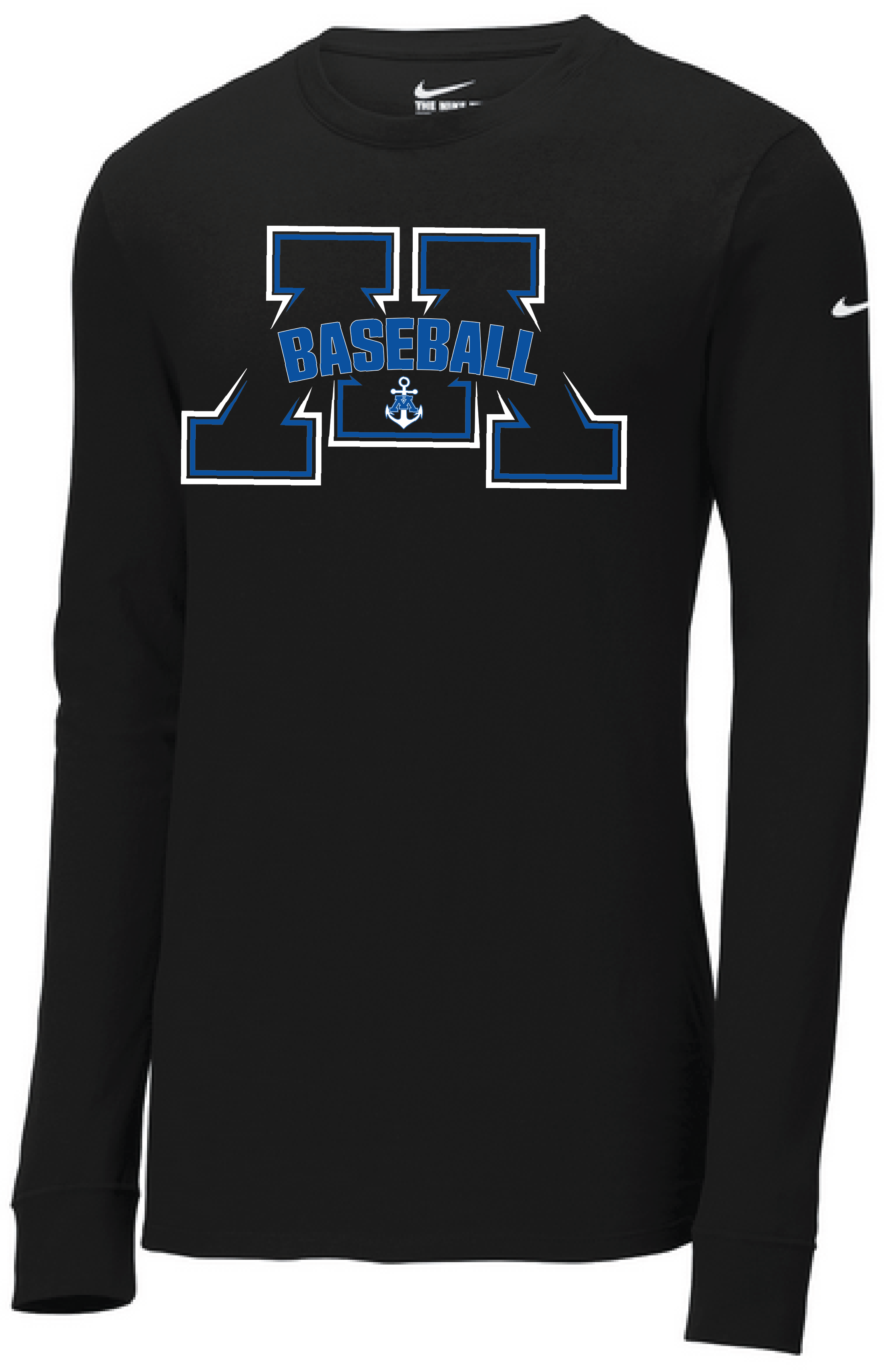 Baseball Men's Nike Dri-FIT Comfort Blend Long Sleeve Tee