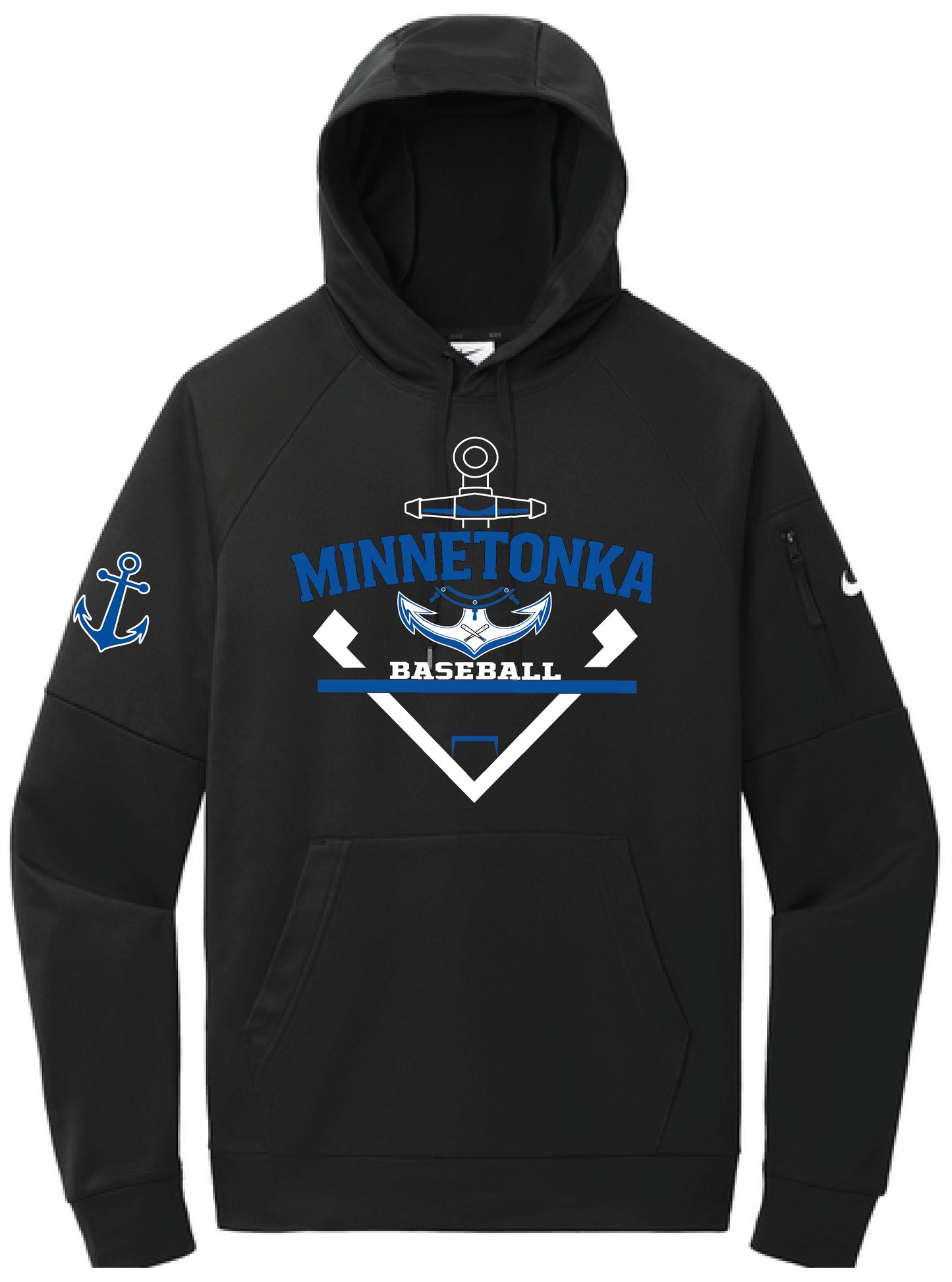 Baseball Men's Nike Therma-FIT Pocket Fleece Hoodie