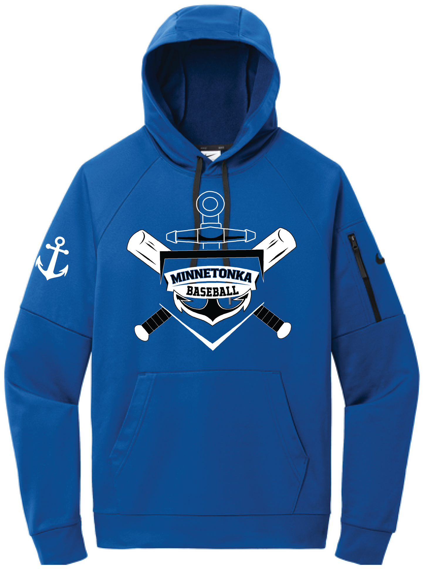 Baseball Men's Nike Therma-FIT Pocket Fleece Hoodie