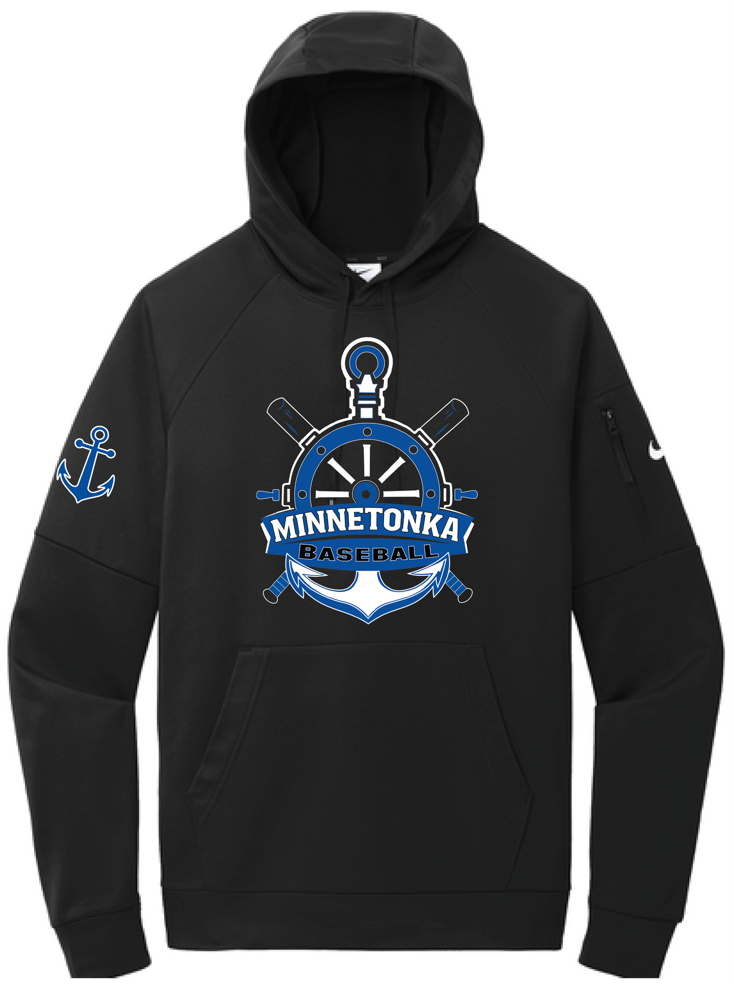 Baseball Men's Nike Therma-FIT Pocket Fleece Hoodie