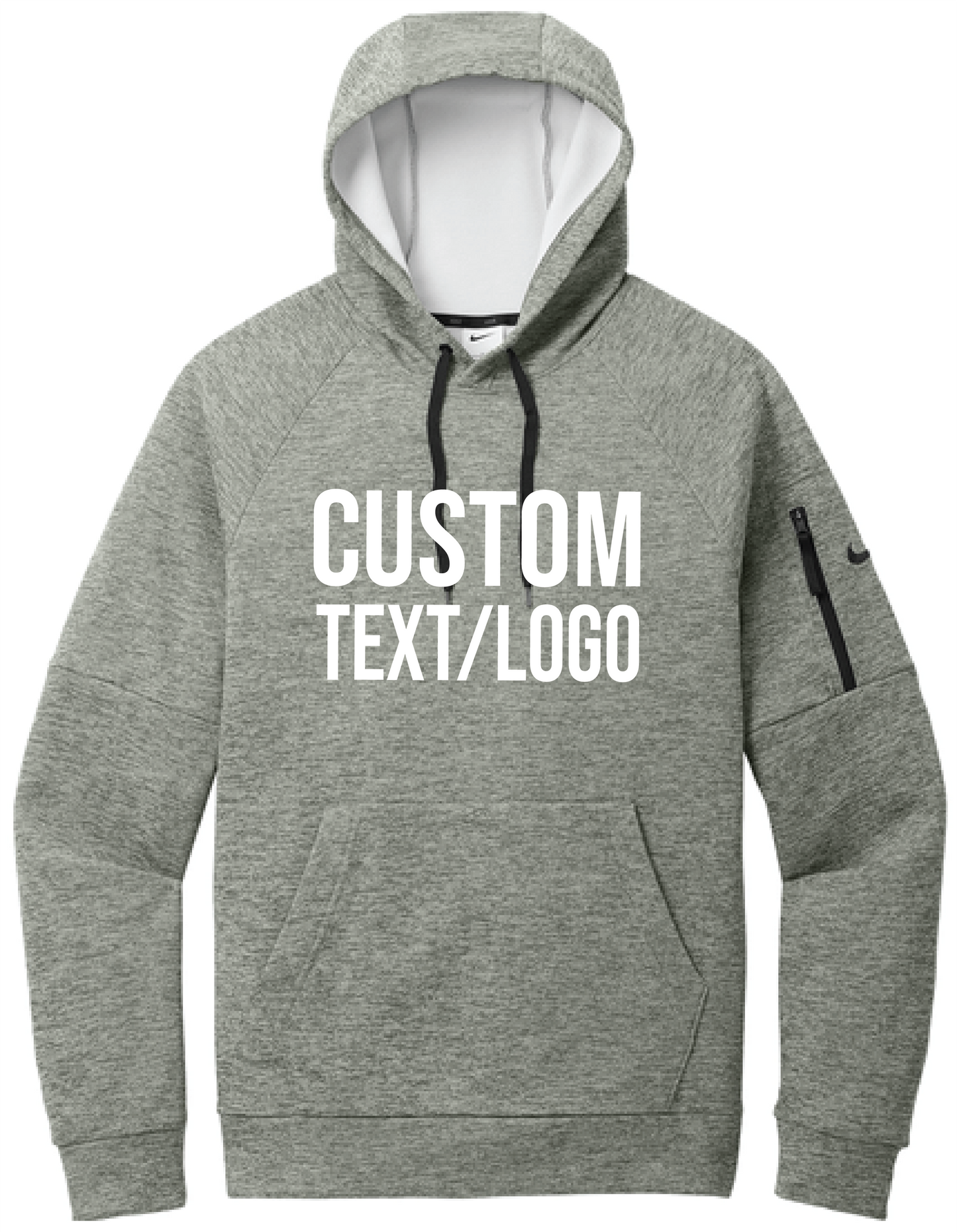 Custom Men's Nike Therma-FIT Pocket Pullover Fleece Hoodie