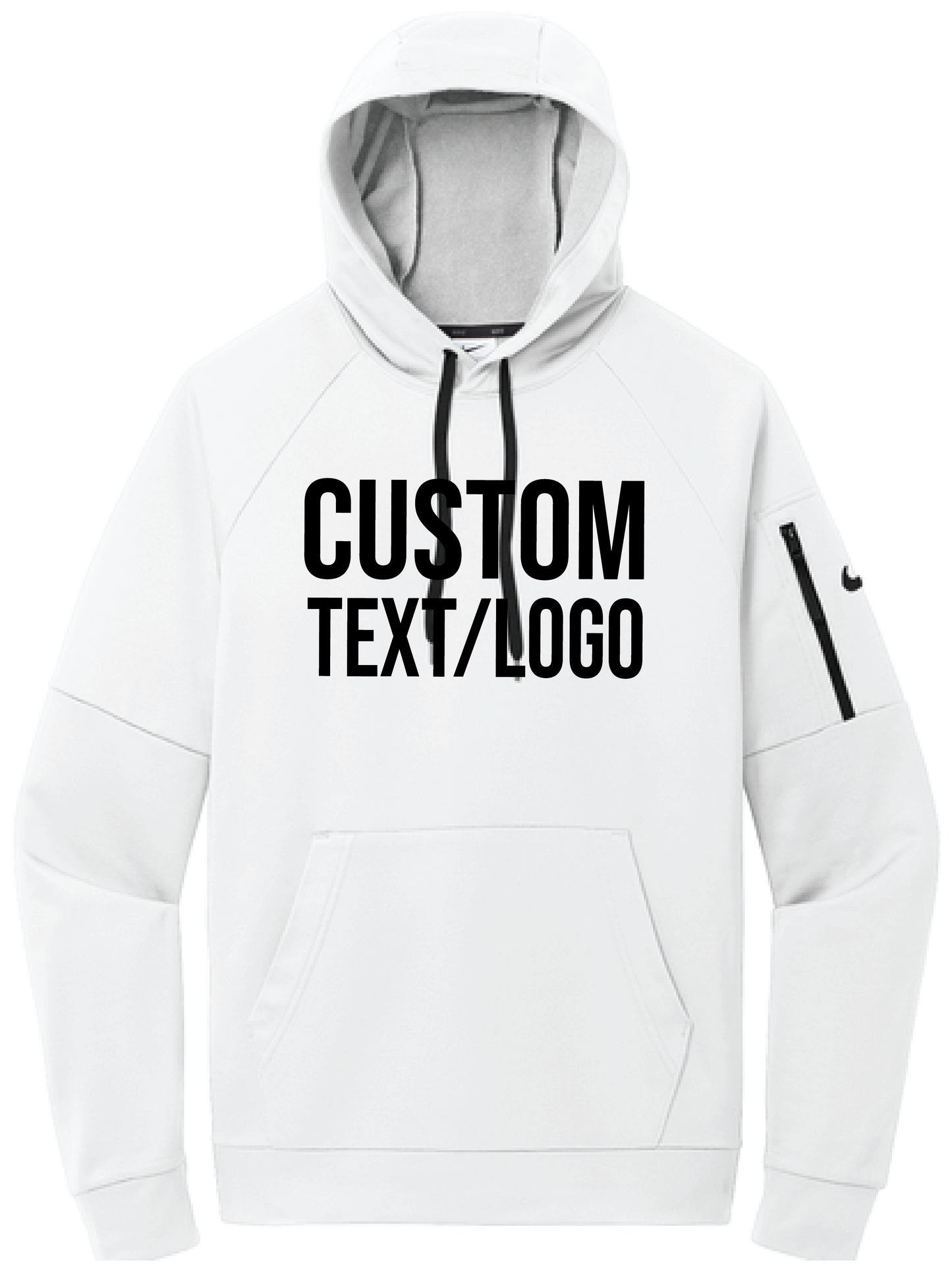 Custom Men's Nike Therma-FIT Pocket Pullover Fleece Hoodie
