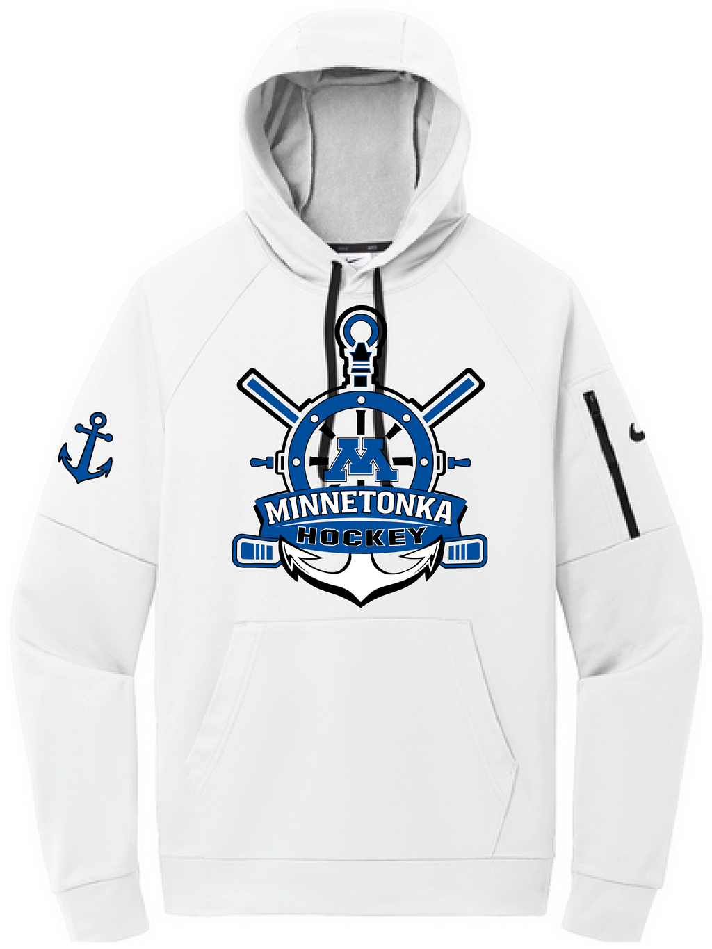 Tonka Hockey Men's Nike Therma-FIT Pullover Fleece Hoodie