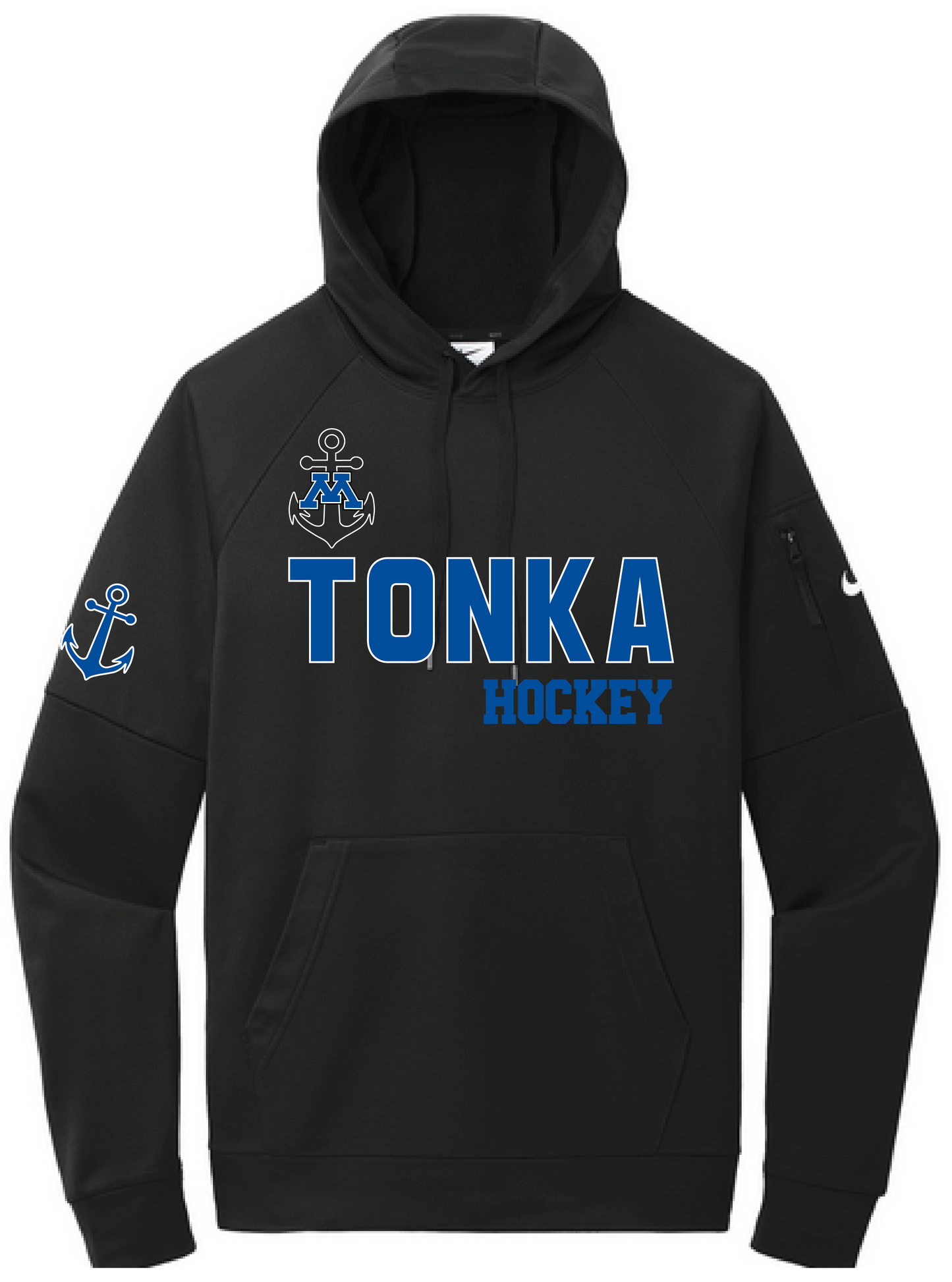 Tonka Hockey Men's Nike Therma-FIT Pullover Fleece Hoodie