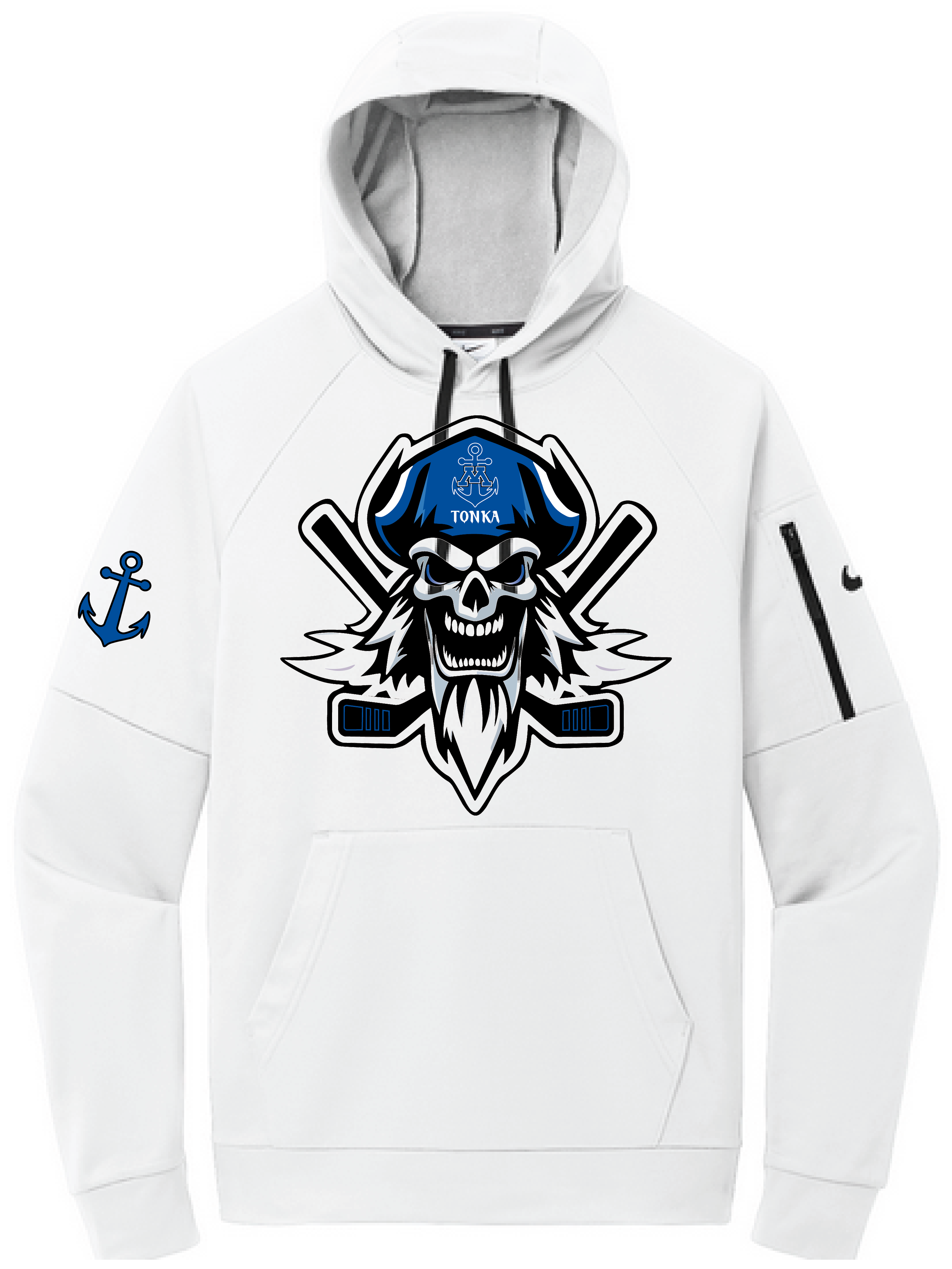 Tonka Hockey Men's Nike Therma-FIT Pullover Fleece Hoodie