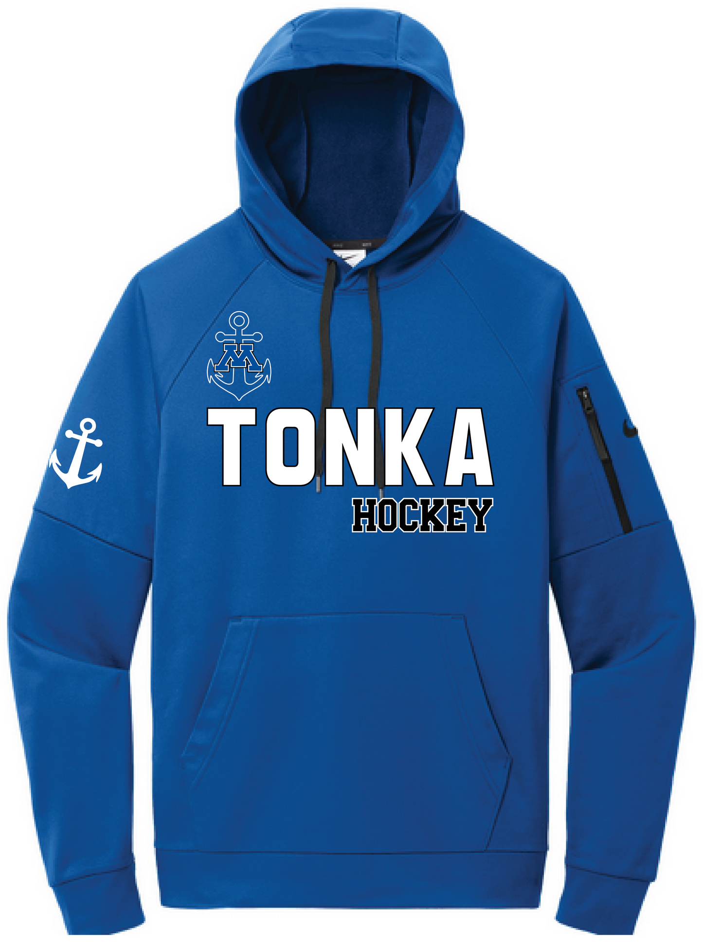 Tonka Hockey Men's Nike Therma-FIT Pullover Fleece Hoodie