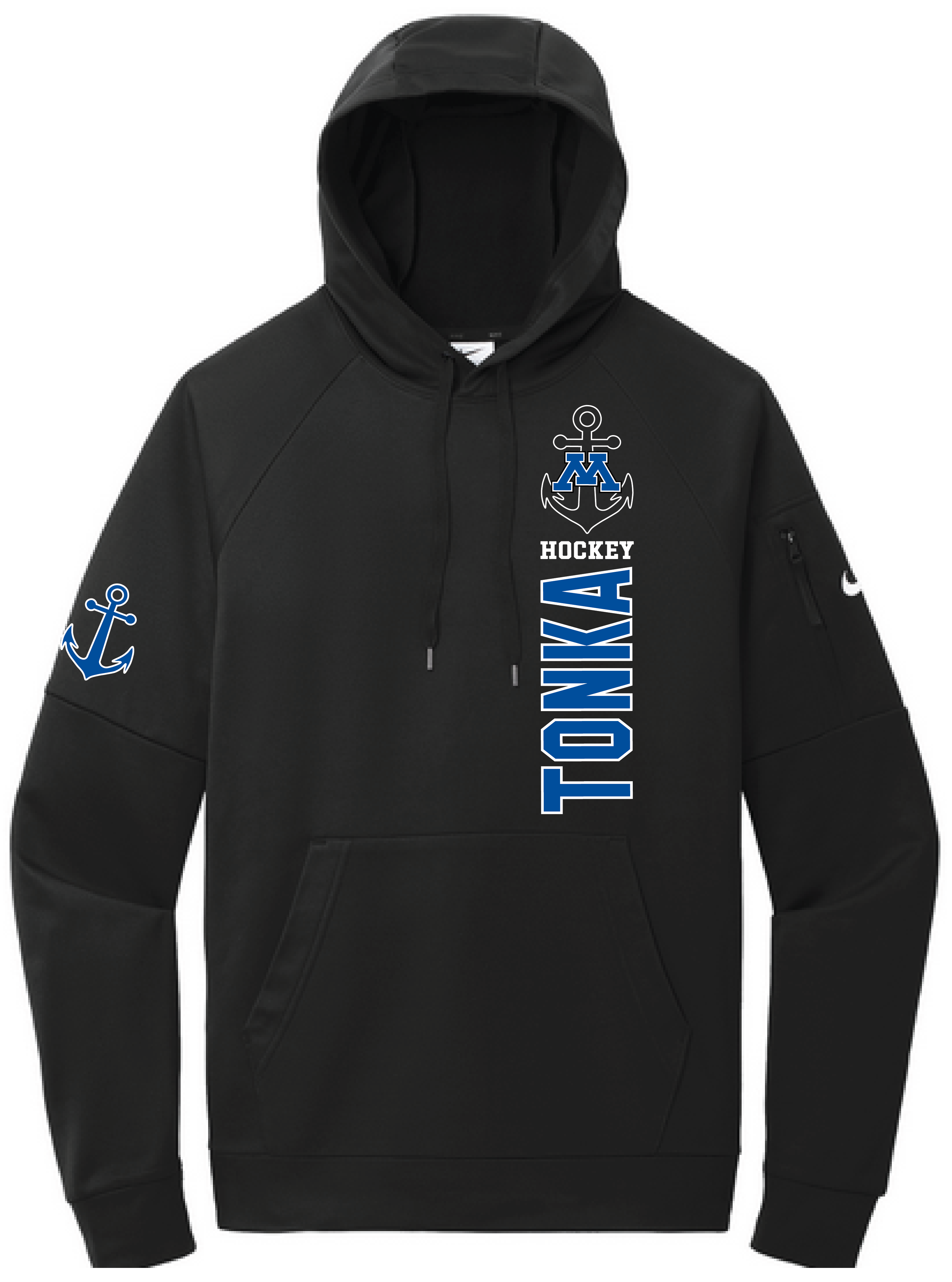 Tonka Hockey Men's Nike Therma-FIT Pullover Fleece Hoodie
