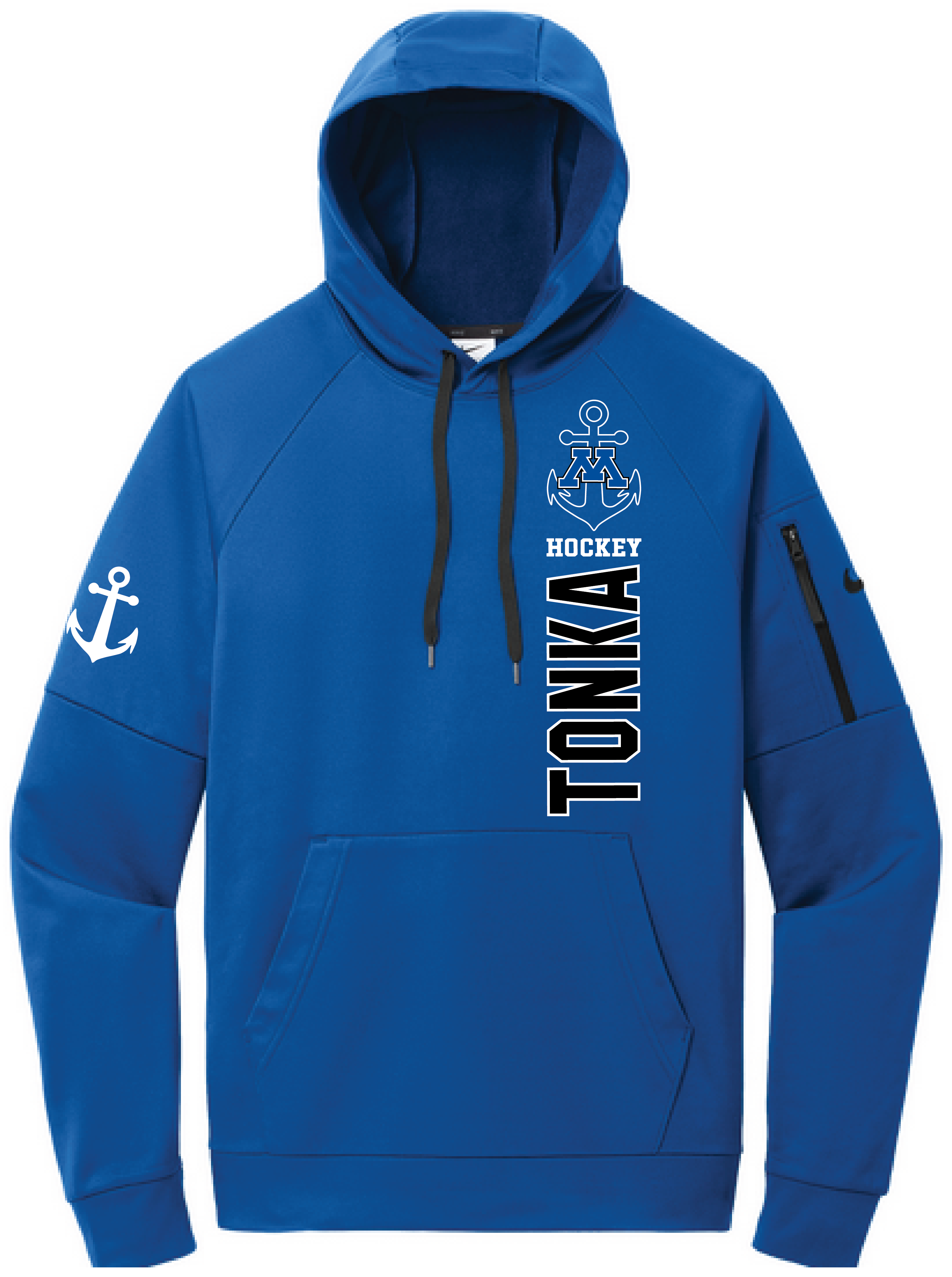 Tonka Hockey Men's Nike Therma-FIT Pullover Fleece Hoodie
