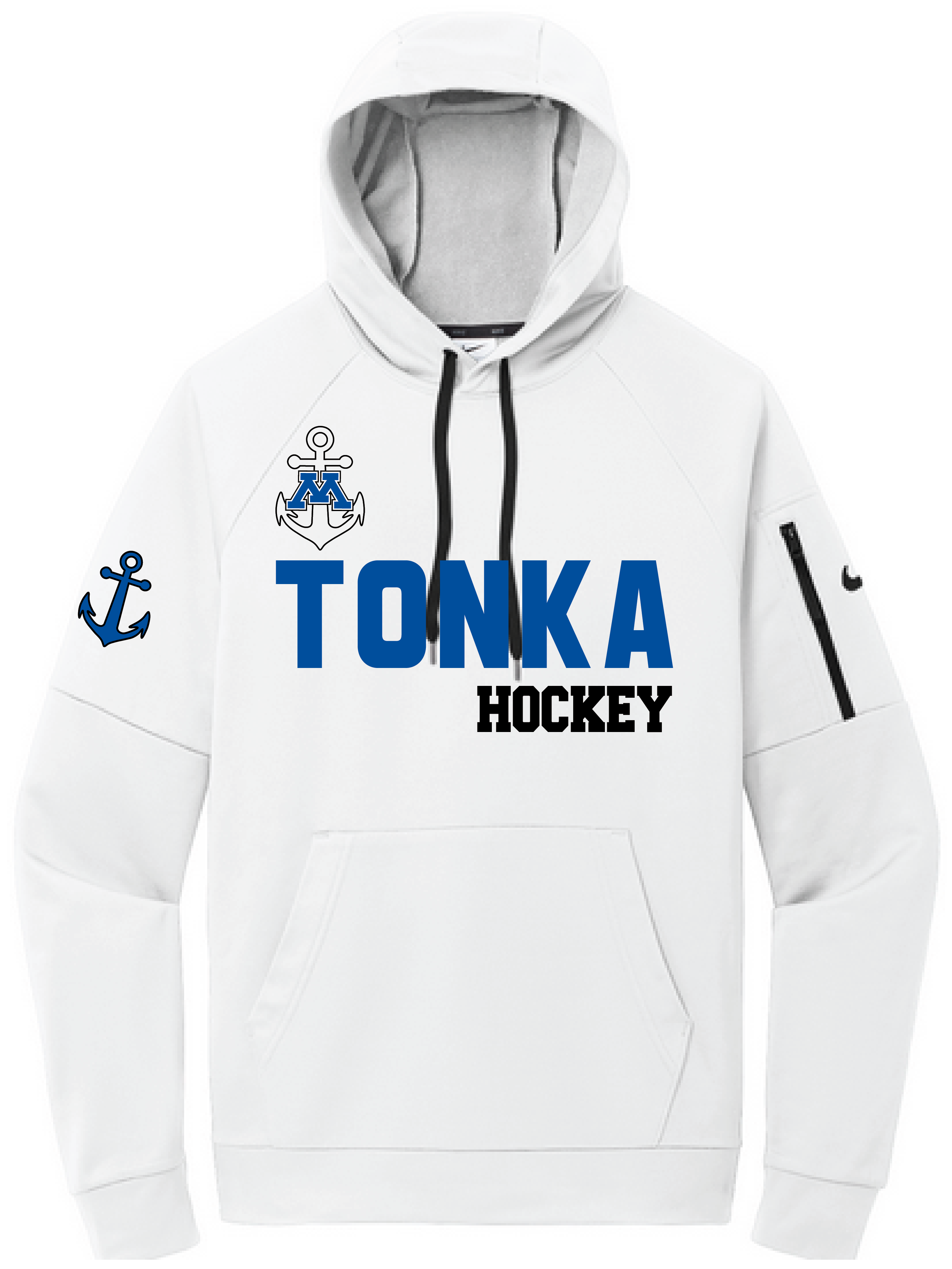 Tonka Hockey Men's Nike Therma-FIT Pullover Fleece Hoodie