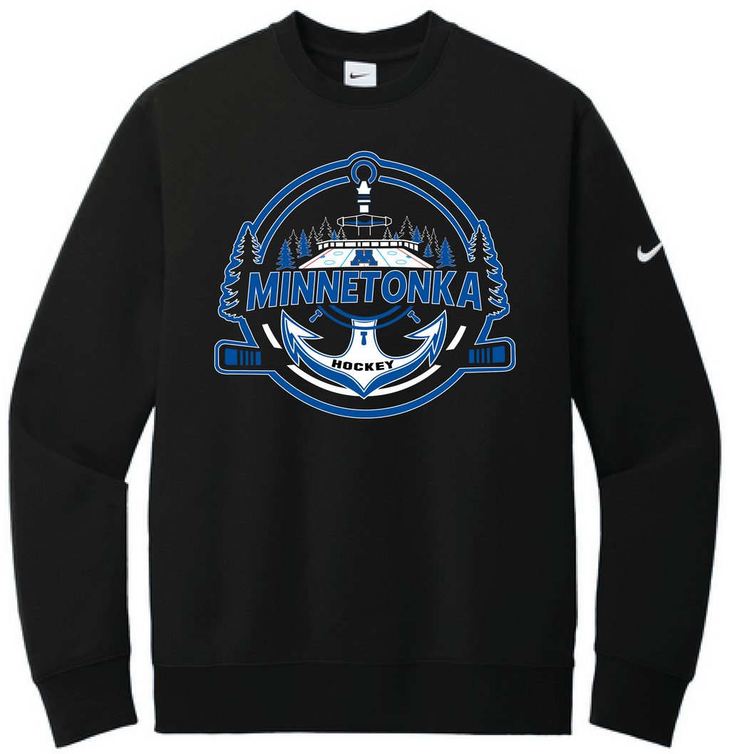Tonka Hockey Men's Nike Club Fleece Sleeve Swoosh Crew