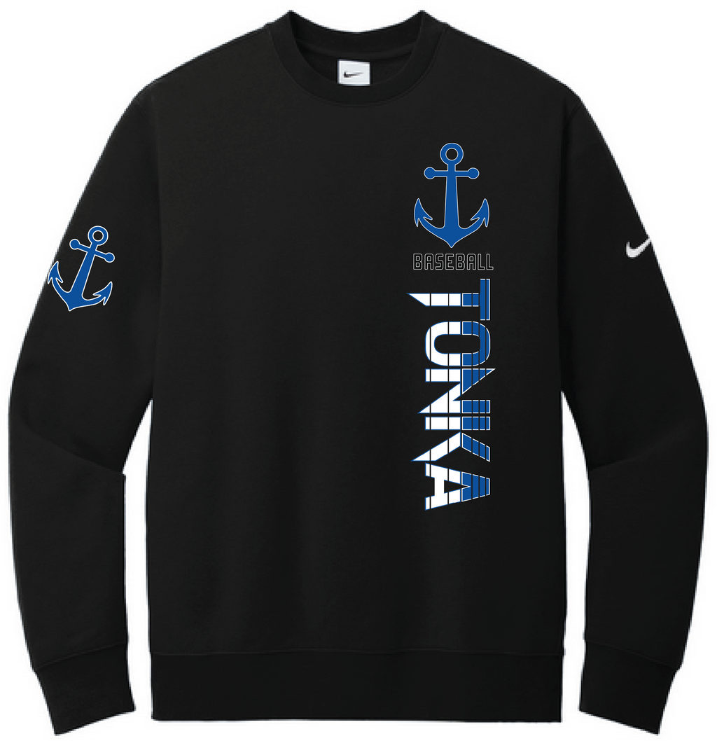 Baseball Men's Nike Club Fleece Sleeve Swoosh Crew