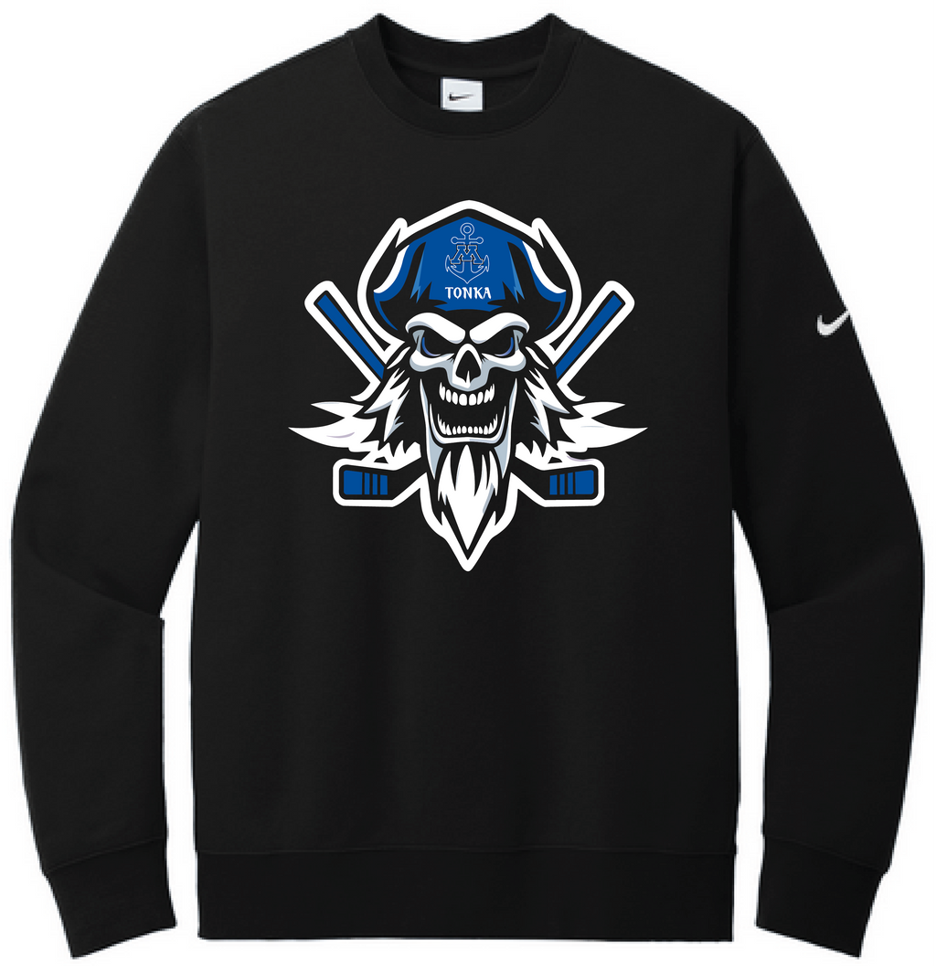 Tonka Hockey Men's Nike Club Fleece Sleeve Swoosh Crew