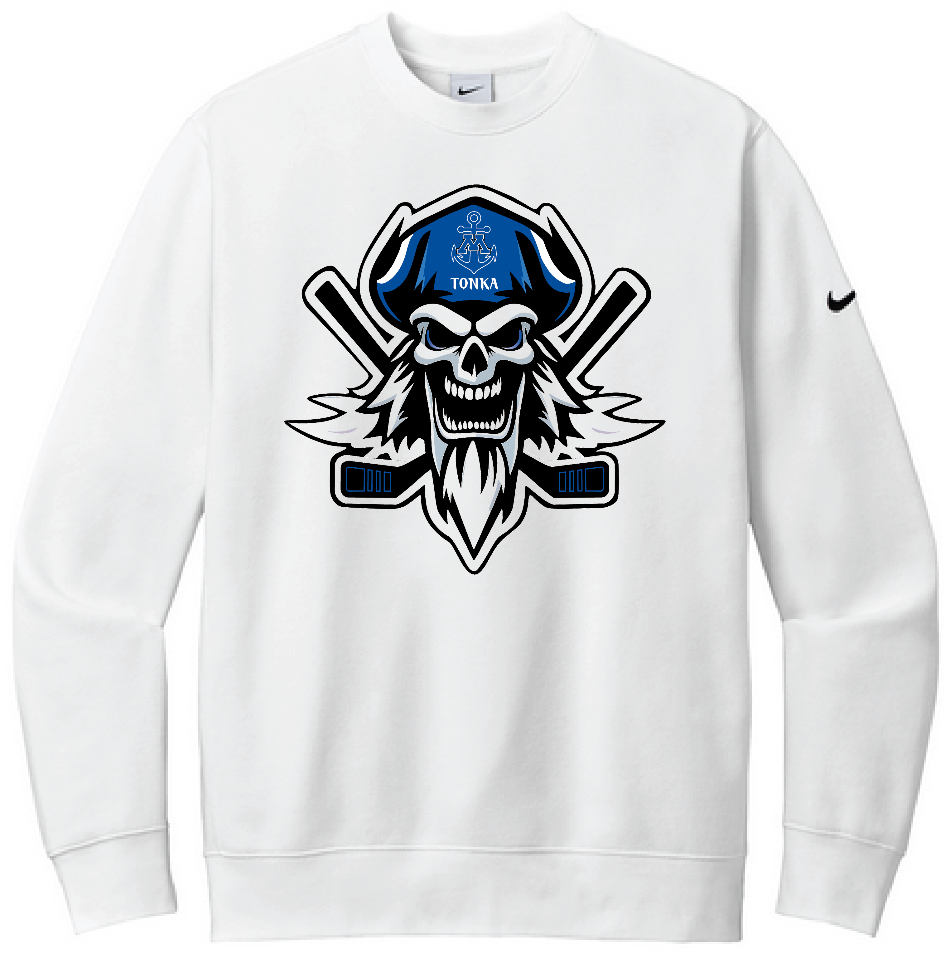 Tonka Hockey Men's Nike Club Fleece Sleeve Swoosh Crew