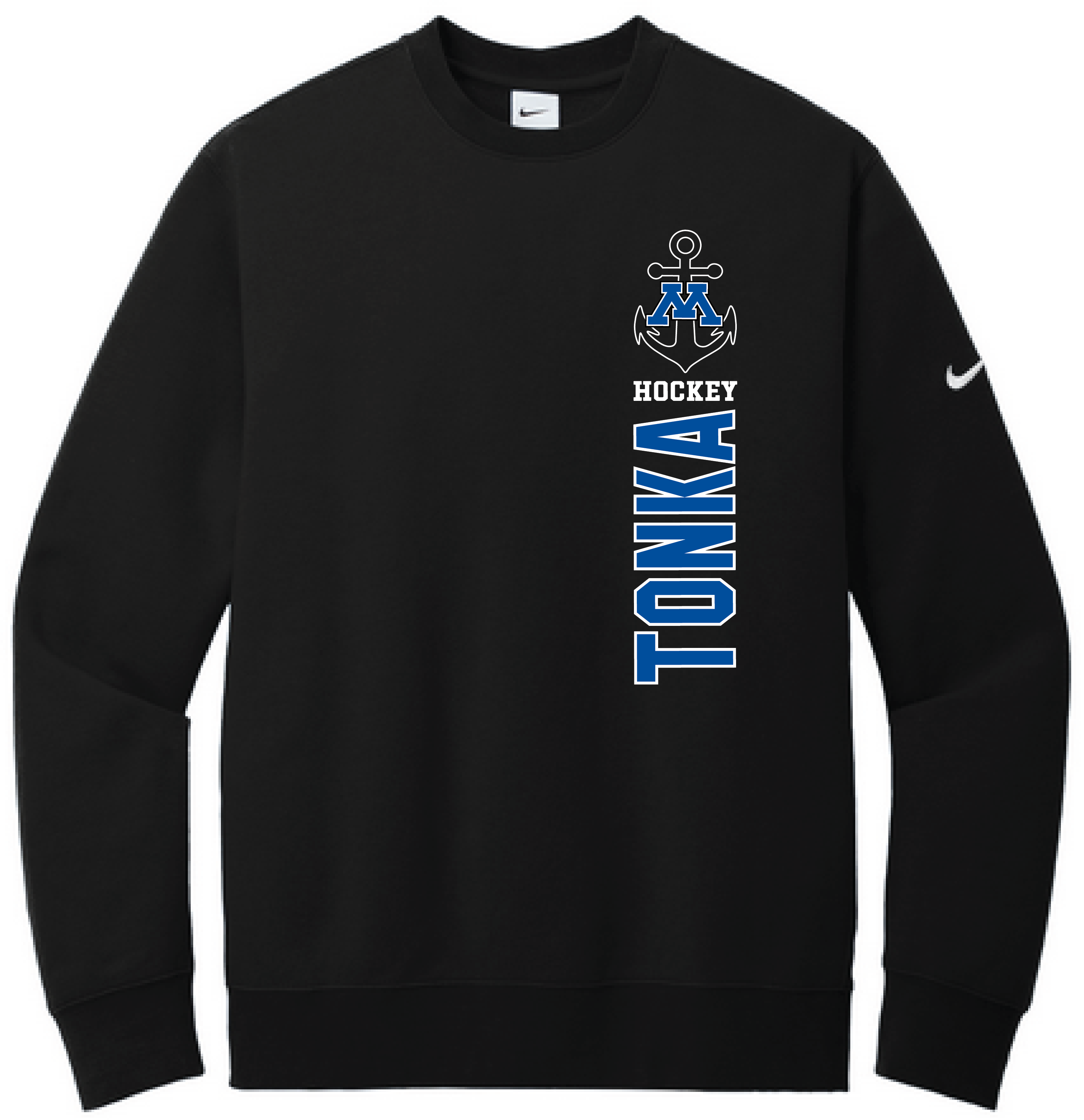 Tonka Hockey Men's Nike Club Fleece Sleeve Swoosh Crew