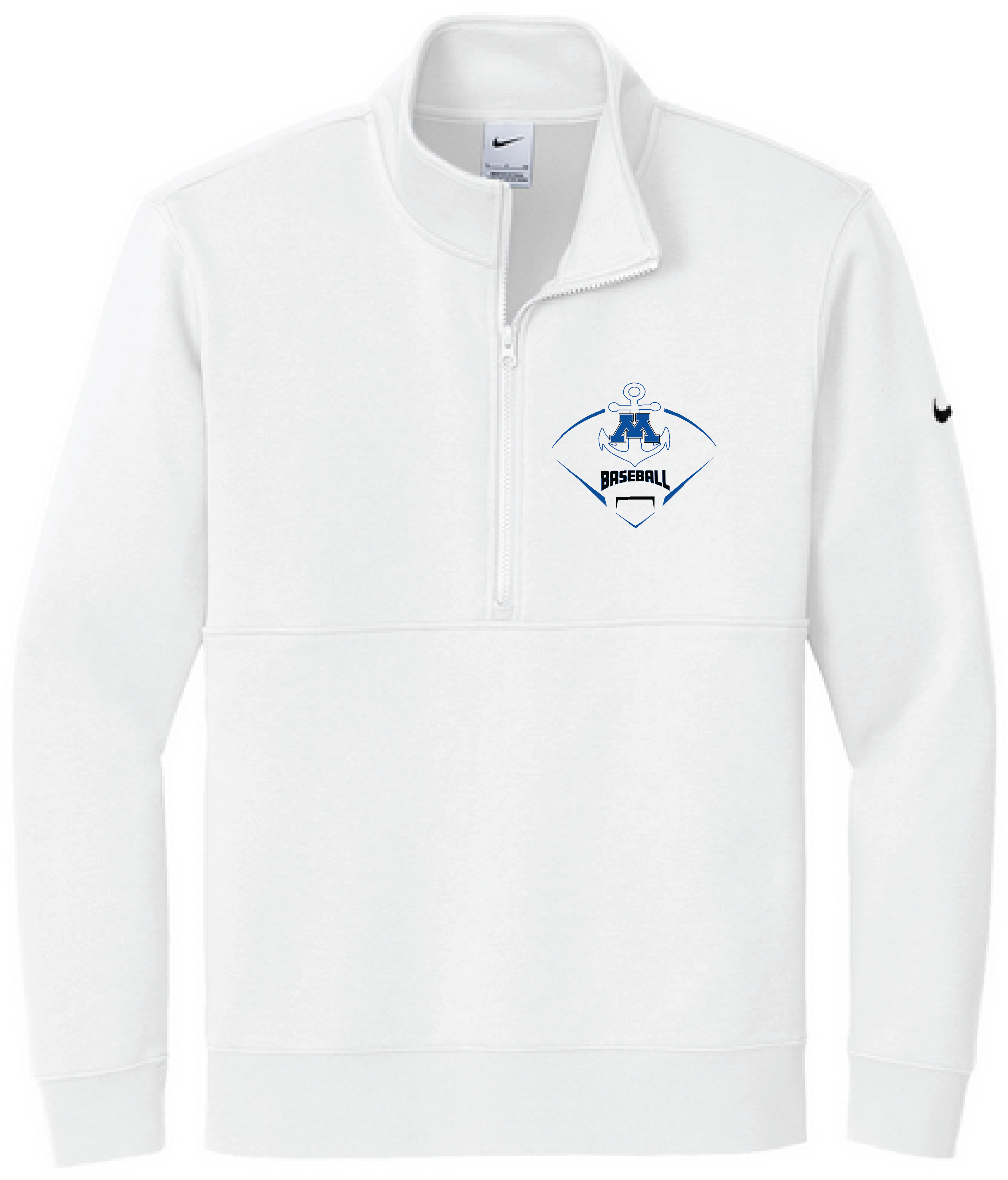 Baseball Men's Nike Club Fleece 1/2-Zip