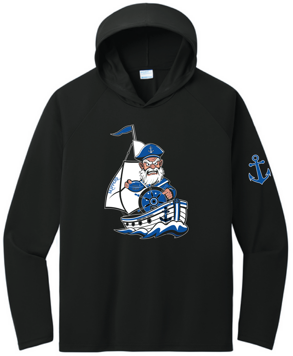 Football Men's UPF 50 Performance Pullover Hooded Tee