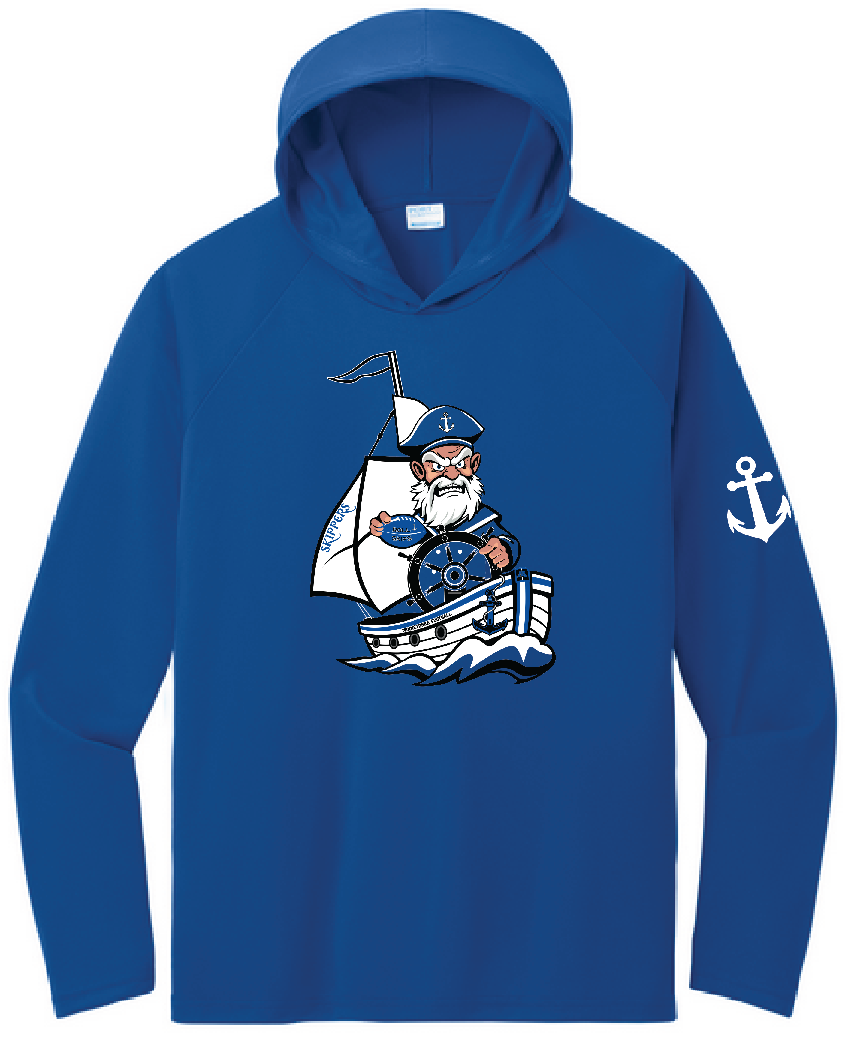 Football Men's UPF 50 Performance Pullover Hooded Tee