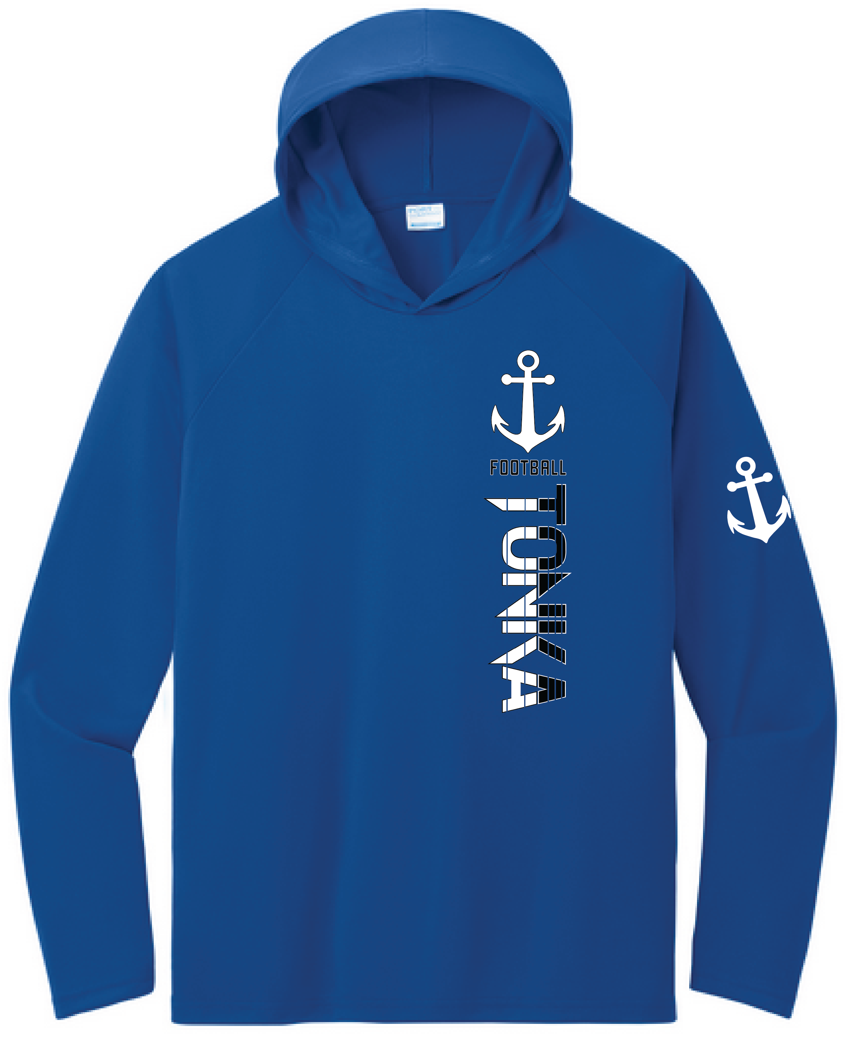 Football Men's UPF 50 Performance Pullover Hooded Tee