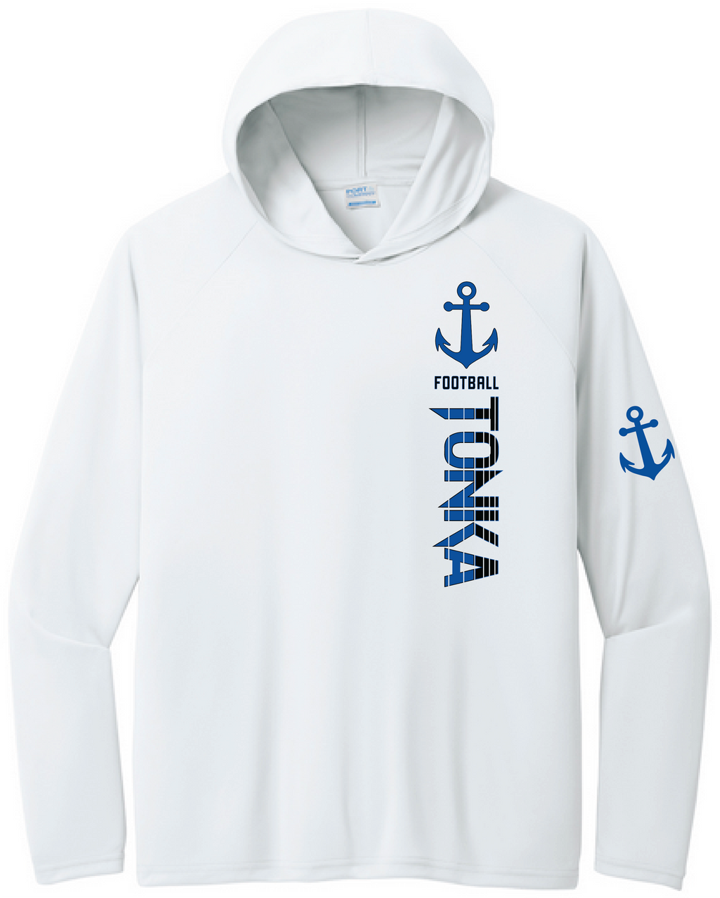 Football Men's UPF 50 Performance Pullover Hooded Tee